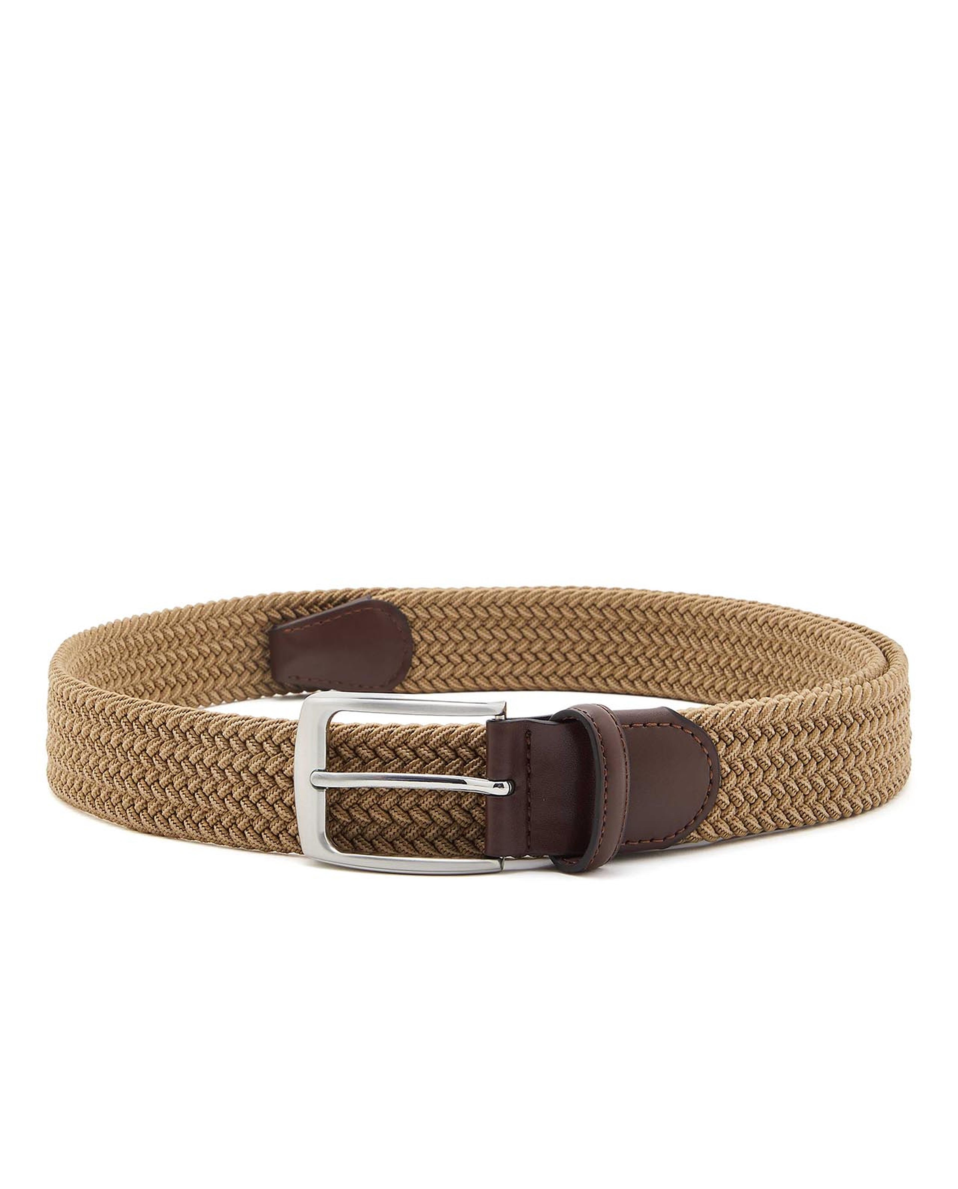 حزام مضفر بإبزيم