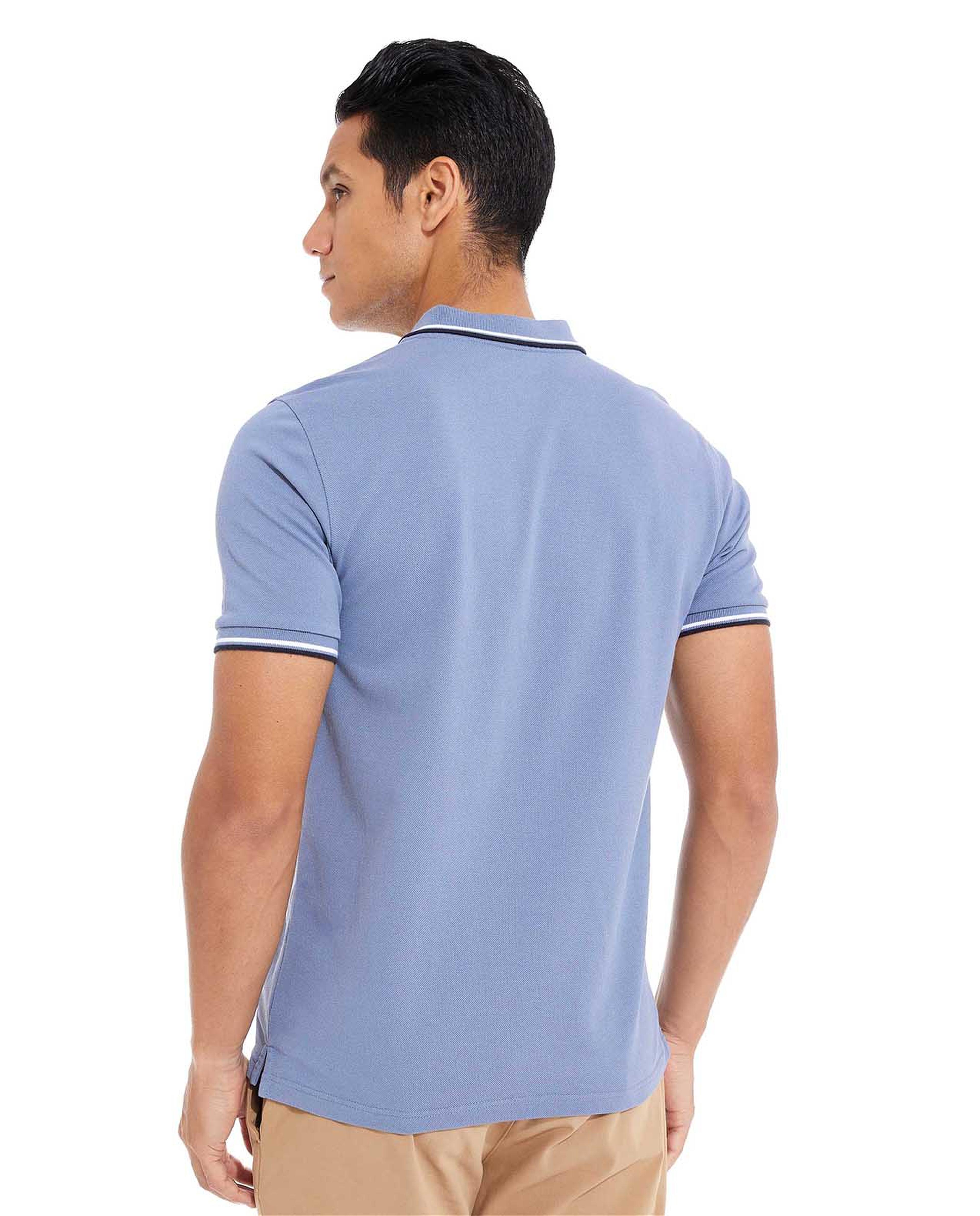 تيشيرت بولو بأكمام قصيرة