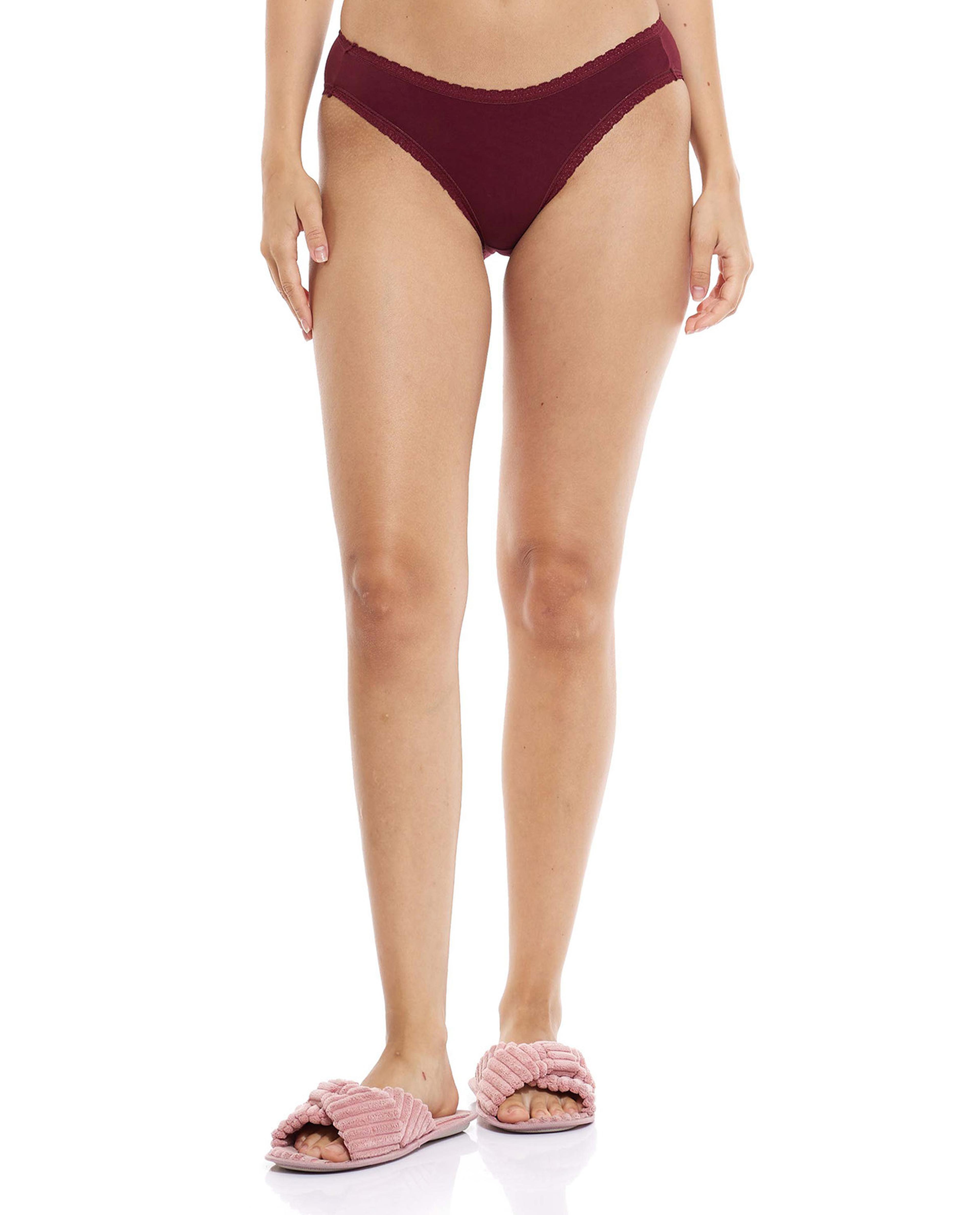 Pack of 3 Solid Bikini Briefs