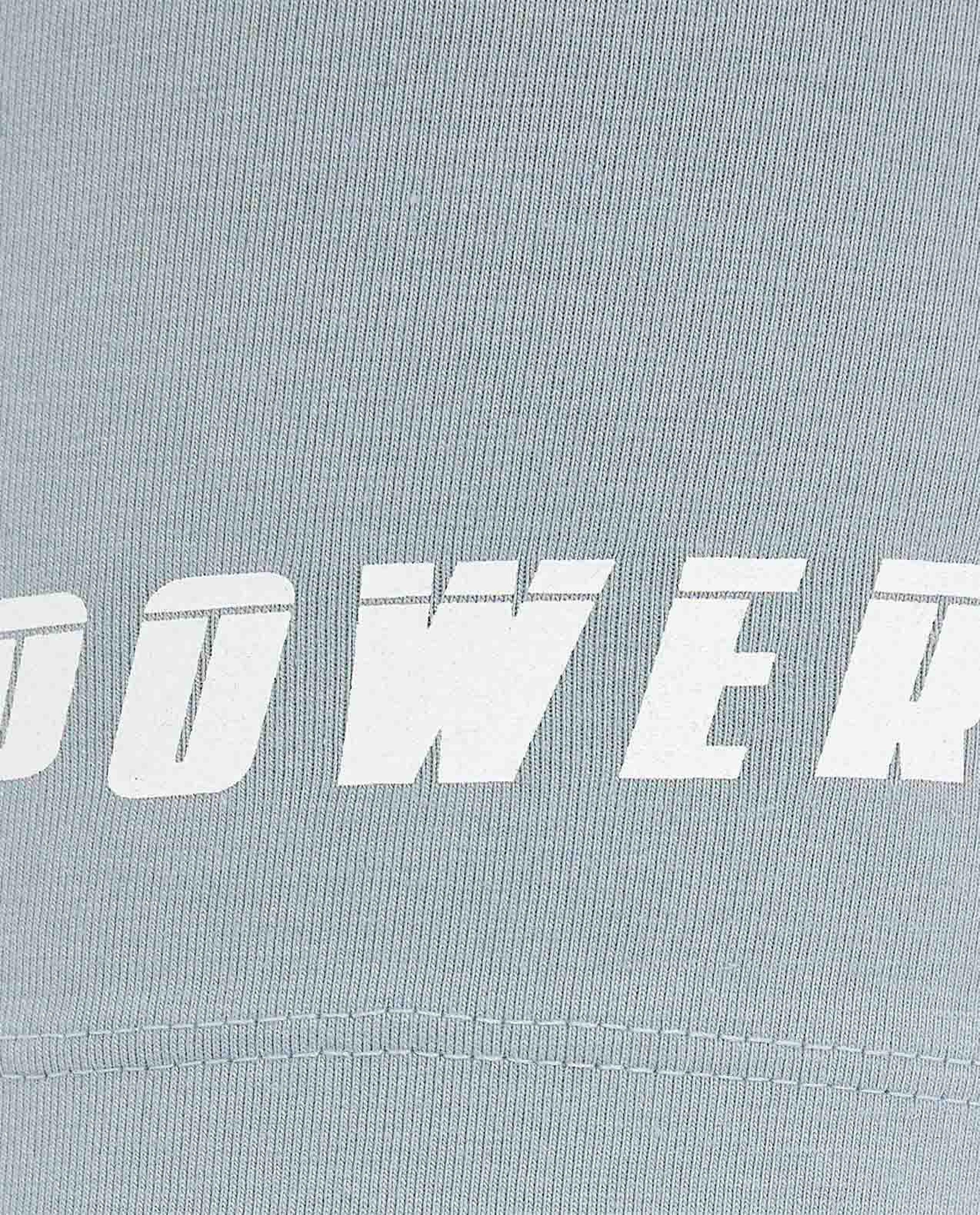 بنطال رياضي قصير بطبعة وخصر مطاطي