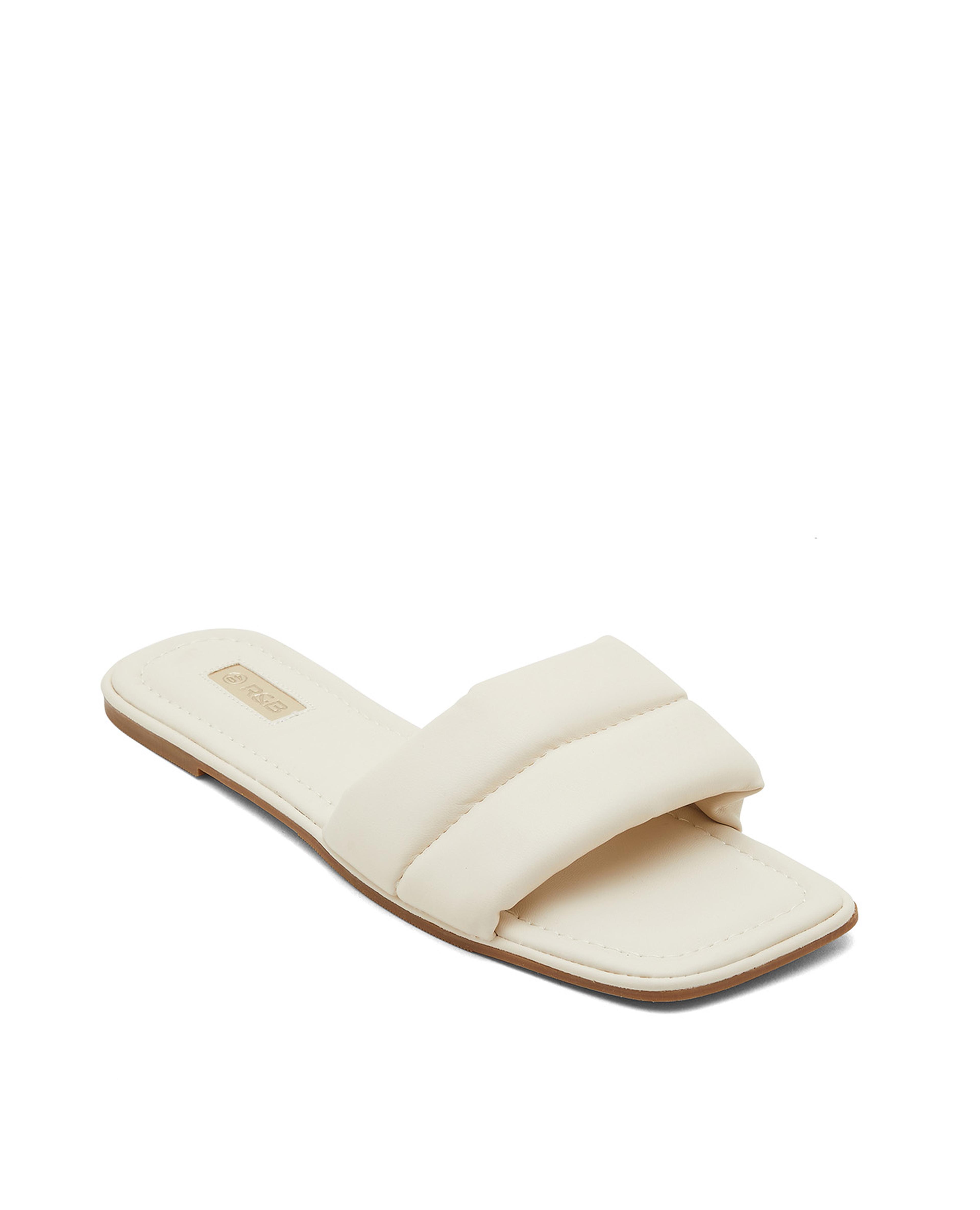 Solid Flat Sandals