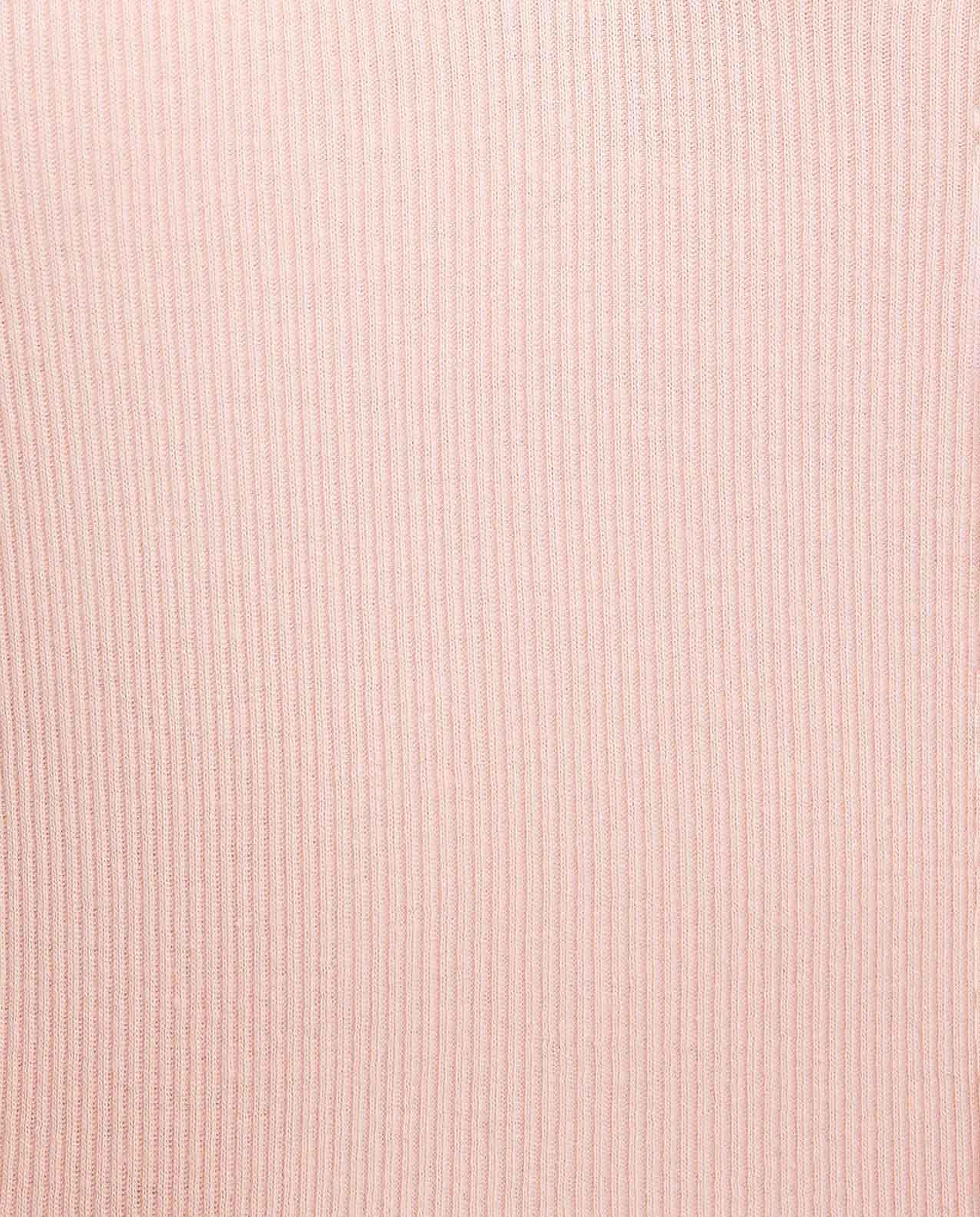 توب كروب سادة بياقة على شكل V وأكمام قصيرة