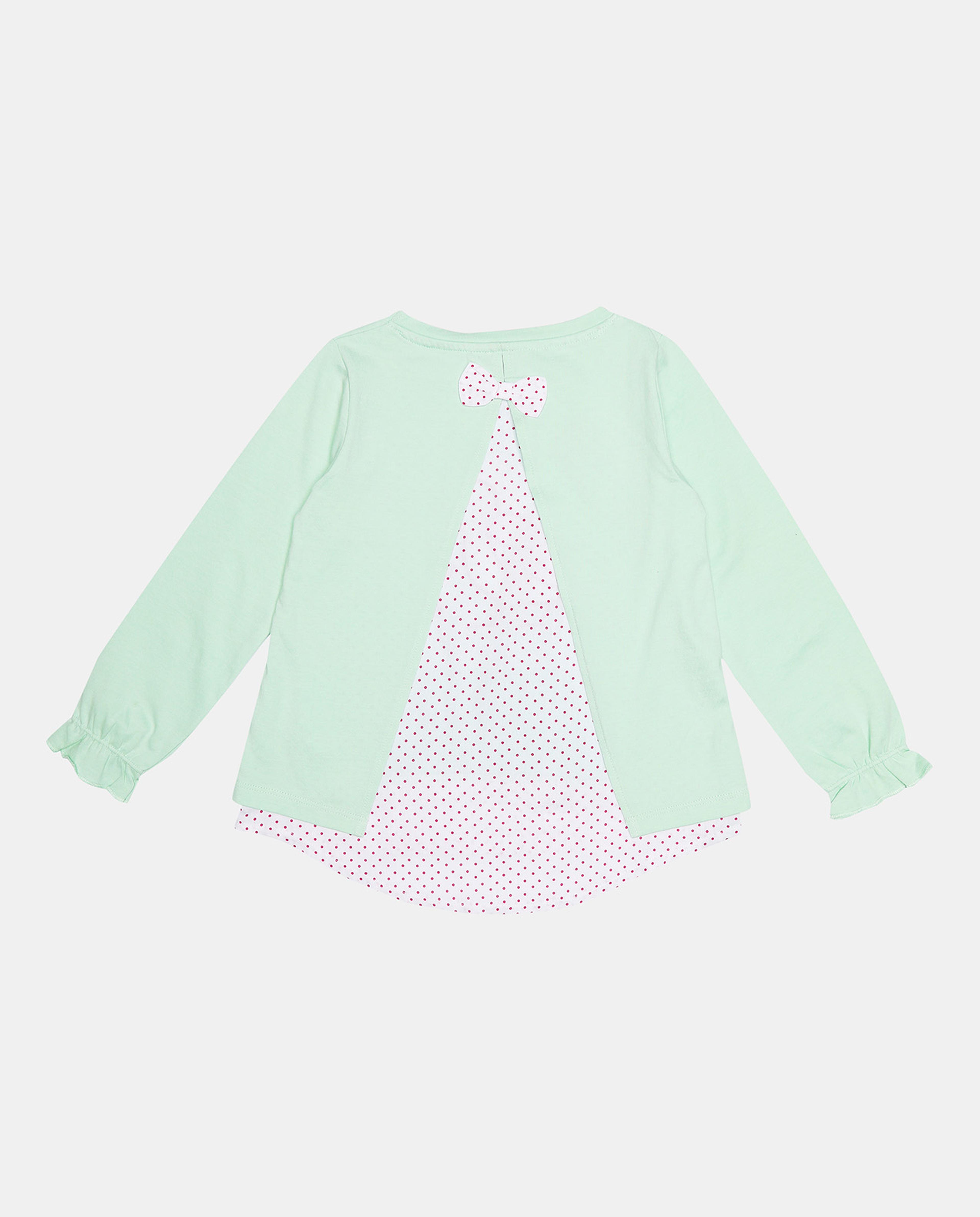 Mint Long Sleeve Fashion Top