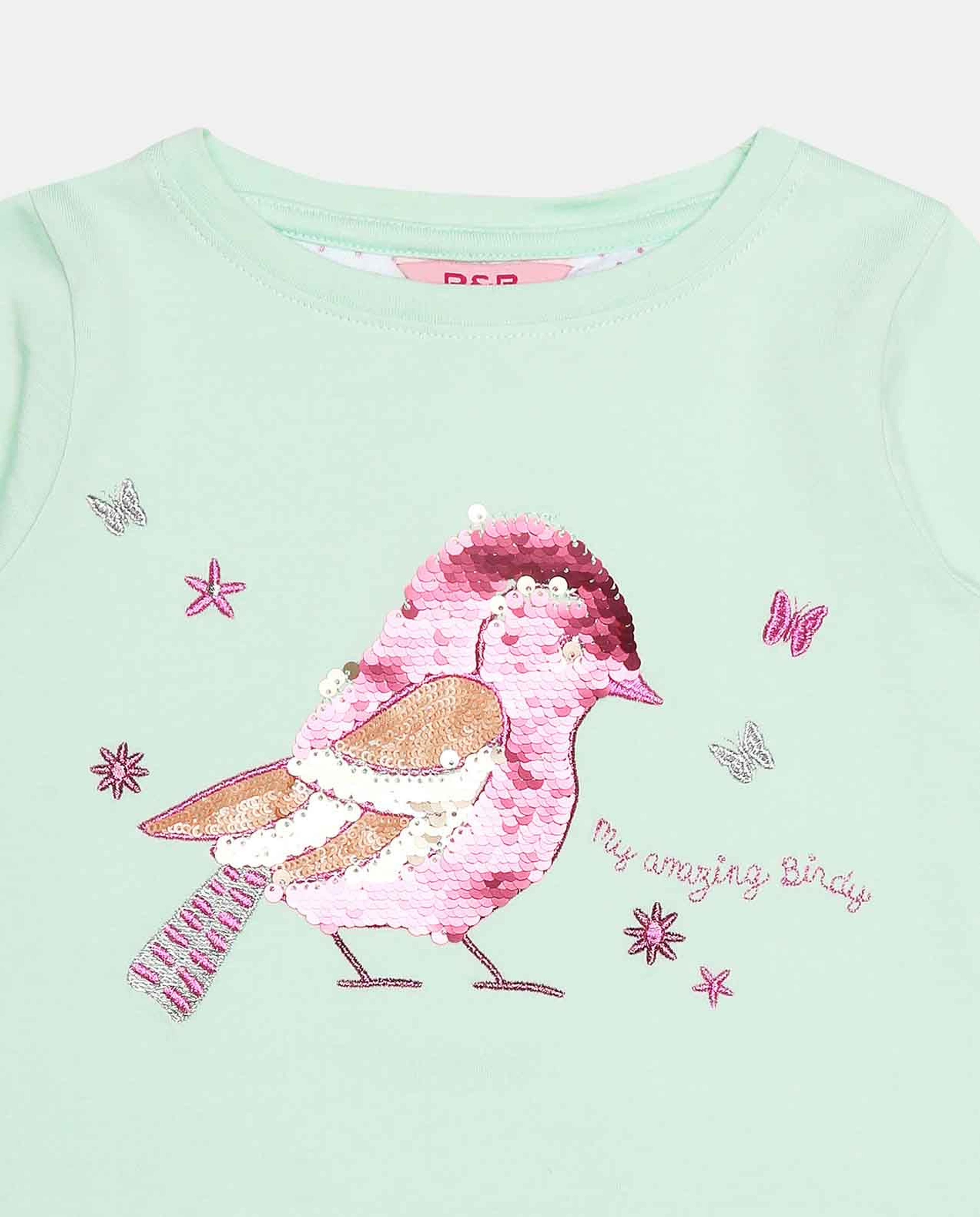 Mint Long Sleeve Fashion Top