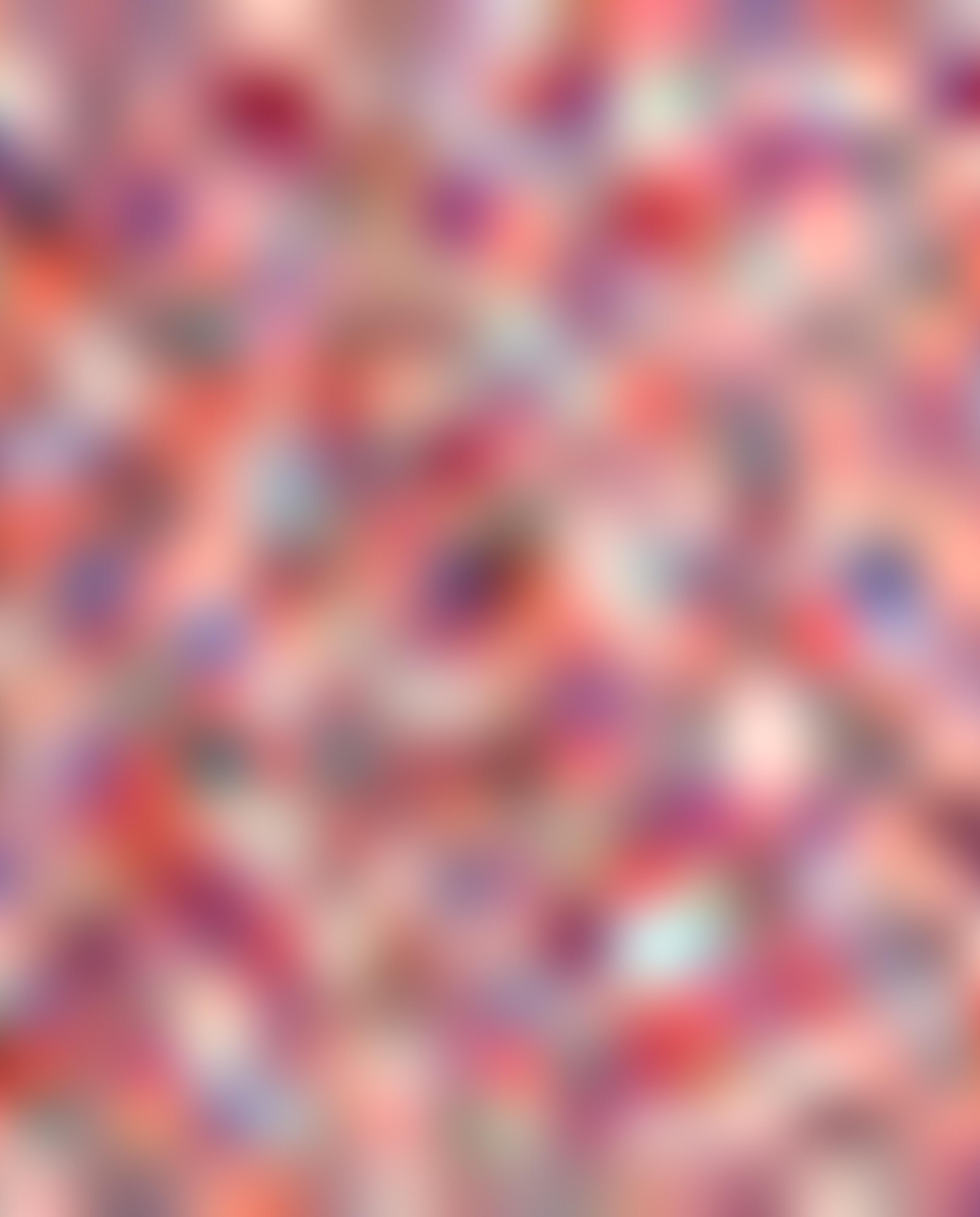 تونيك بياقة ماندرين وأكمام قابلة للطي بطبعات الزهور