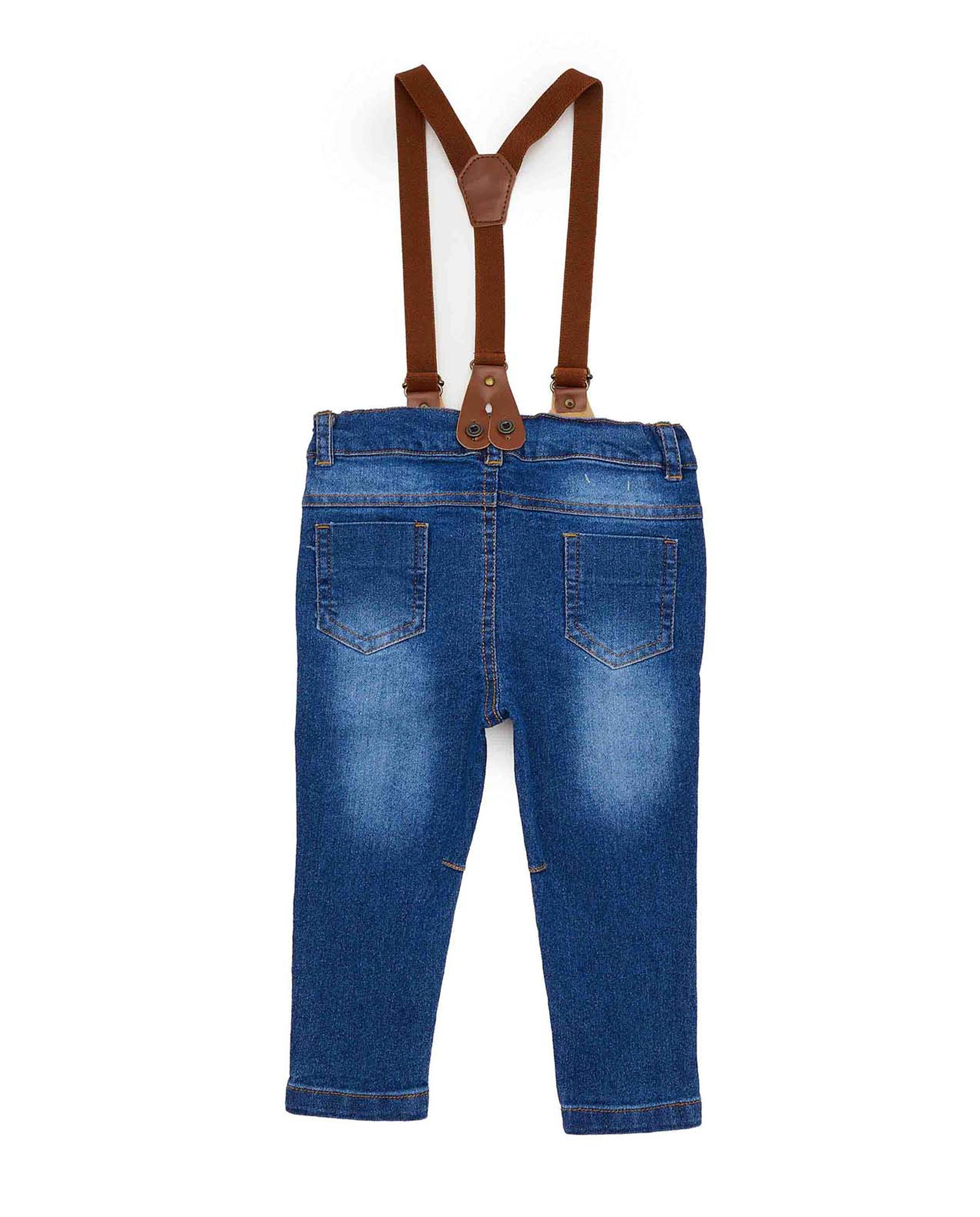 بنطال جينز بأزرار