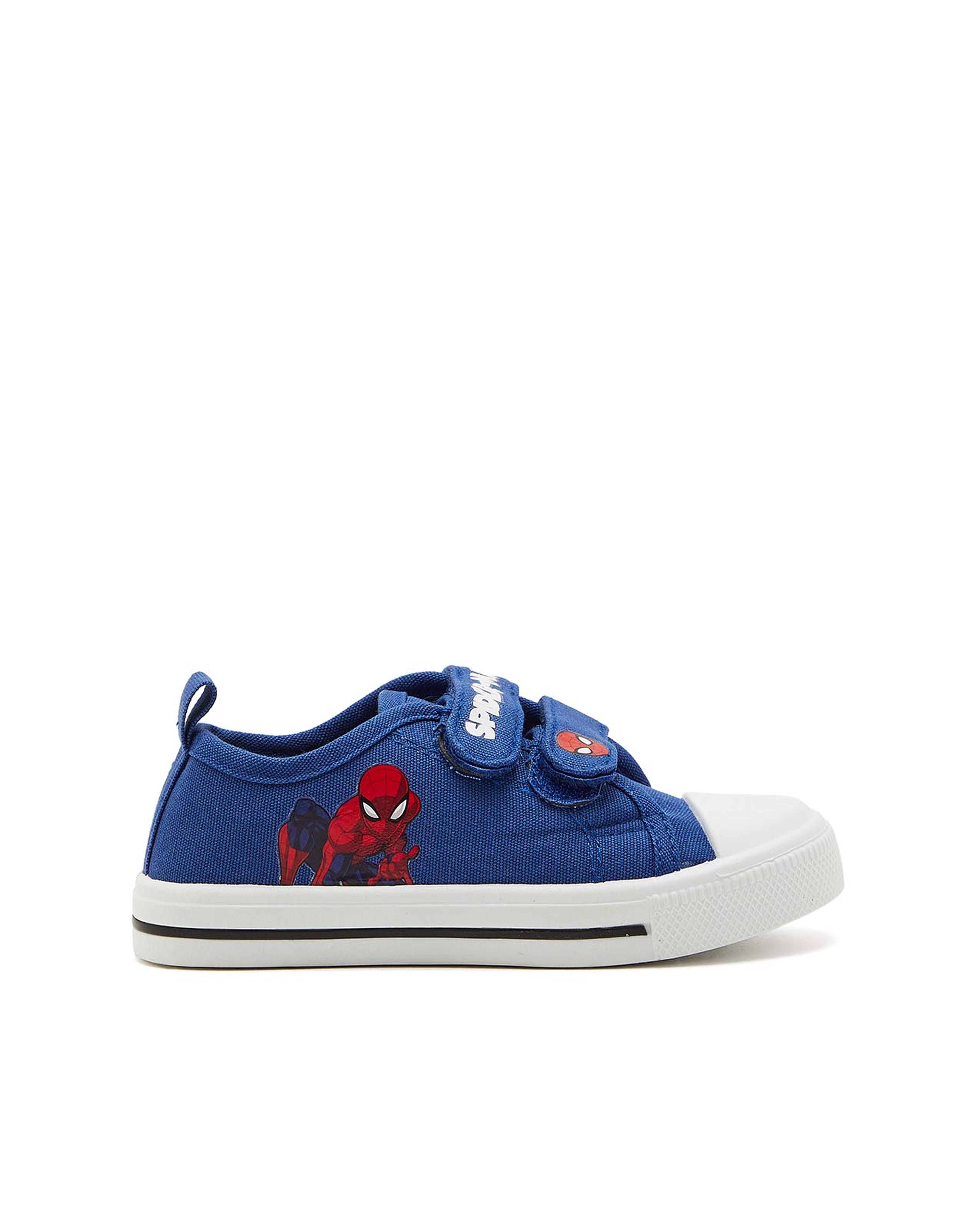 Spider-Man Print Canvas Shoes
