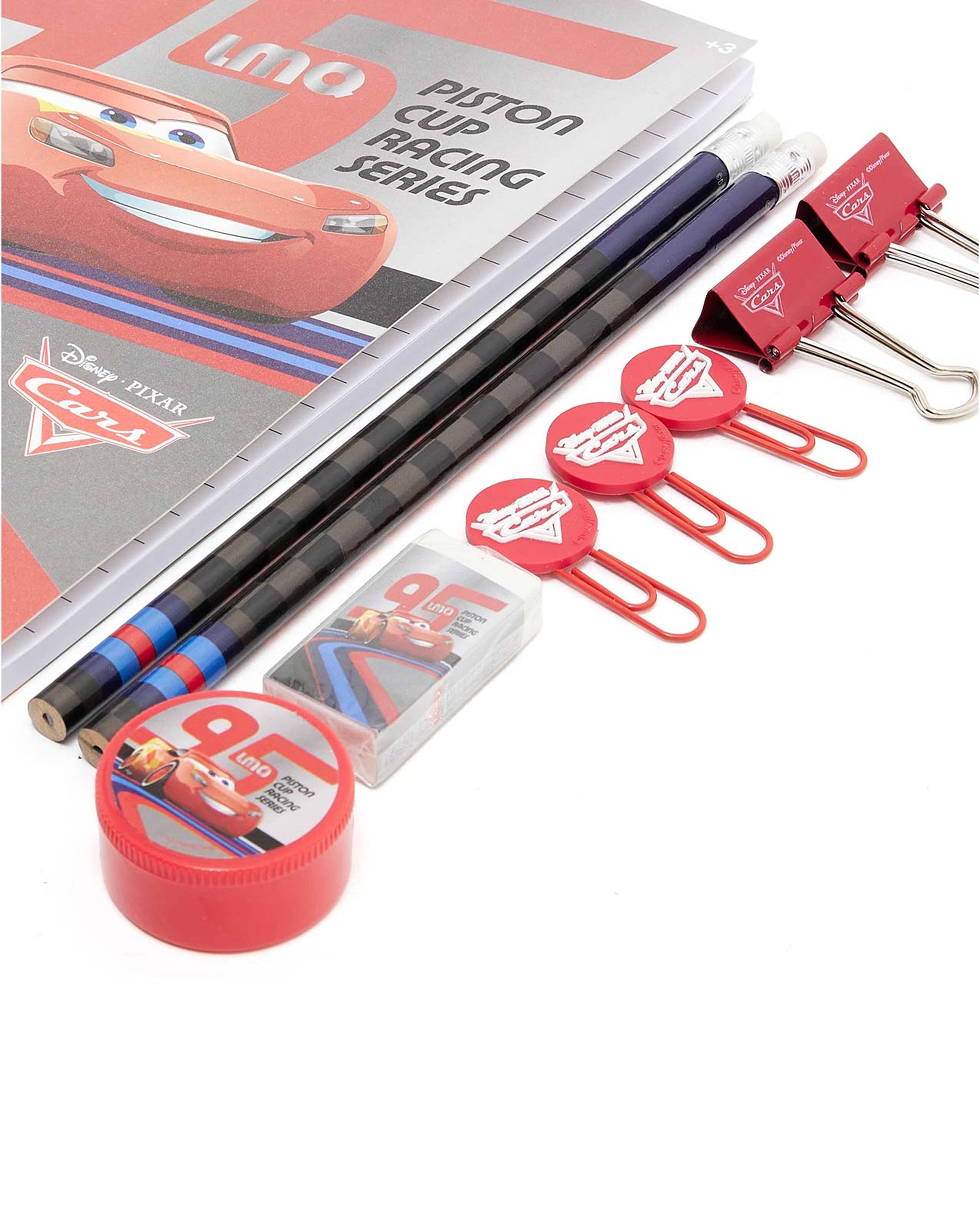 مجموعة قرطاسية بطبعة سيارات