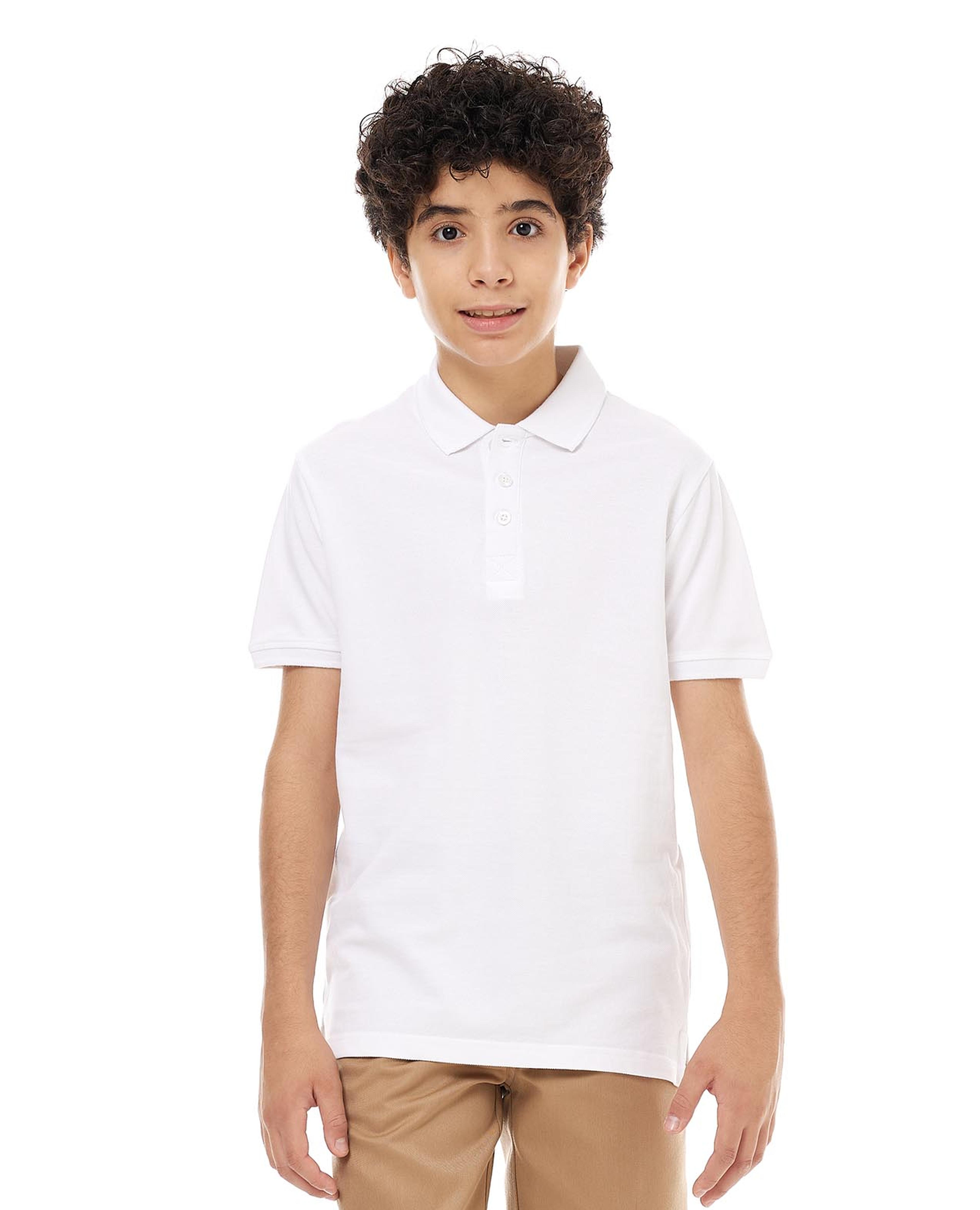 تيشيرت بولو بأكمام قصيرة