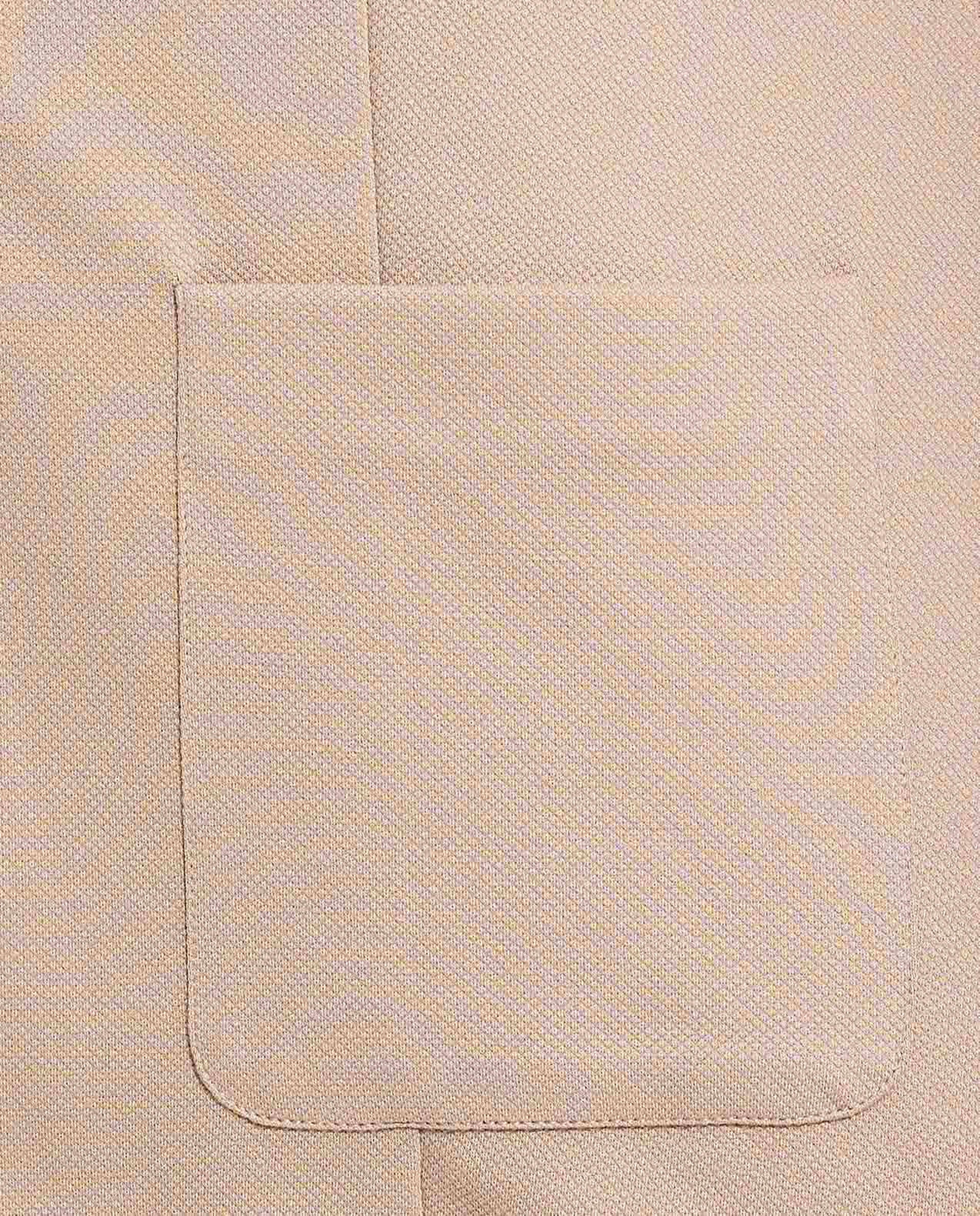 Solid Blazer with Lapel Collar and Long Sleeves