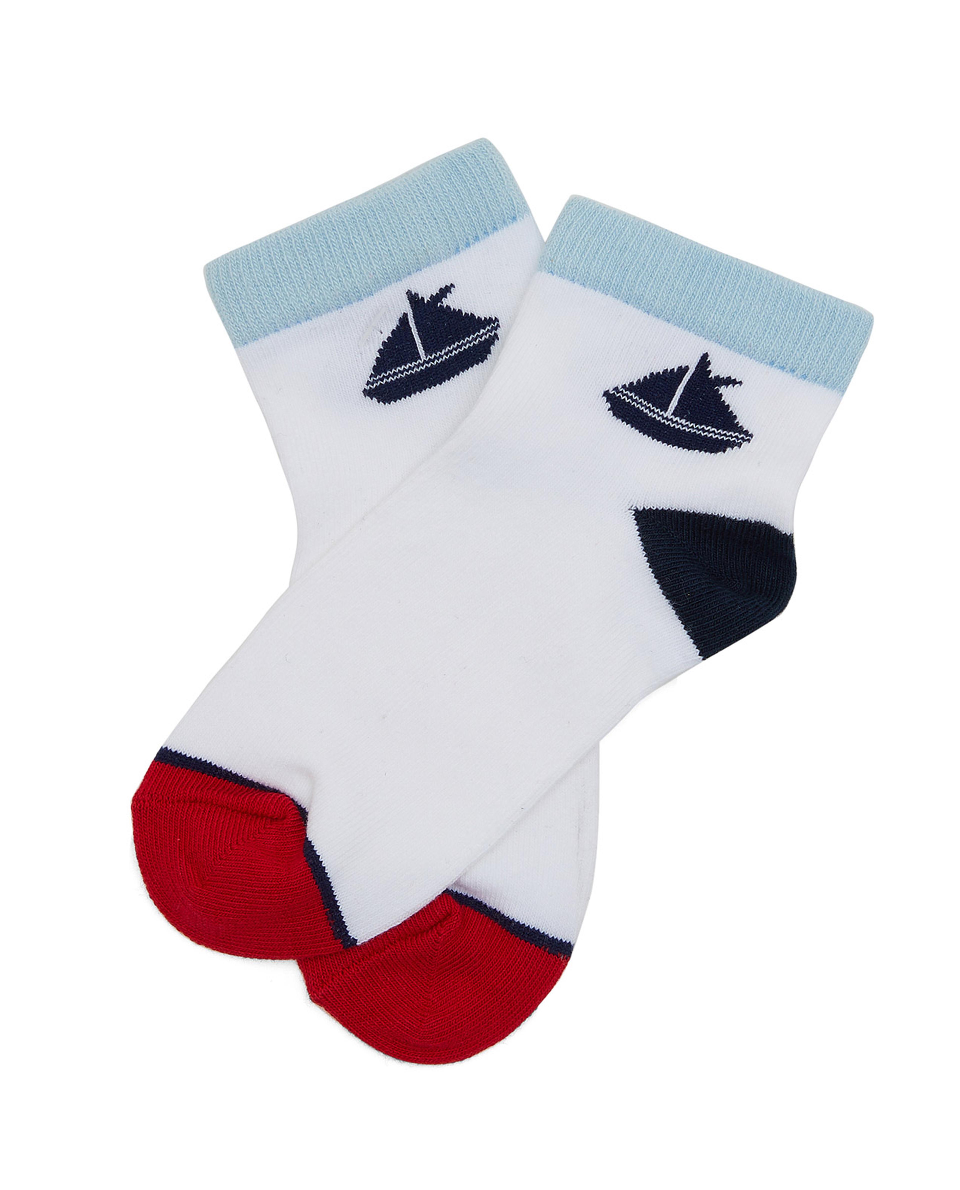 Pack of 3 Patterned Ankle Socks