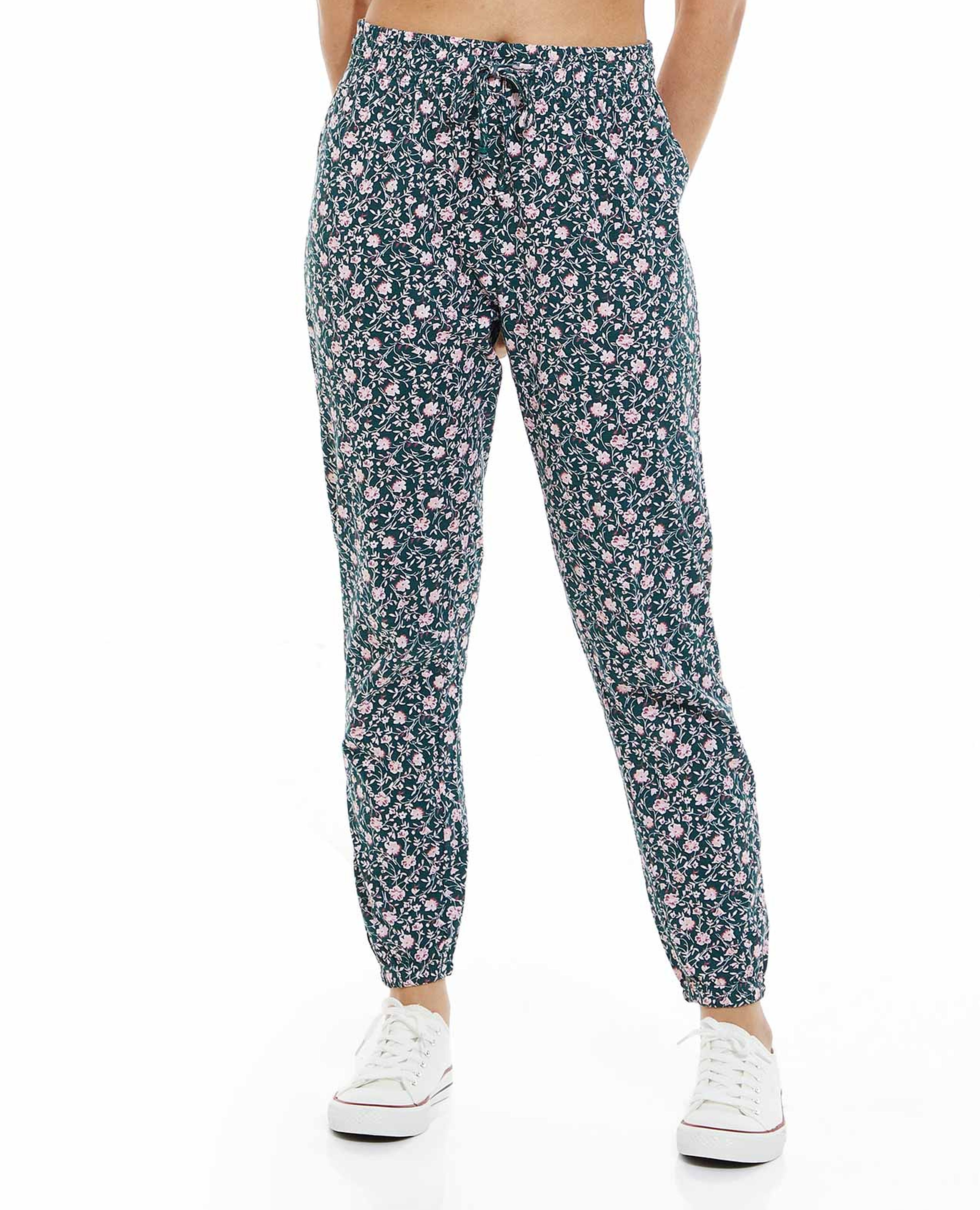 Printed Lounge Pants with Drawstring Waist