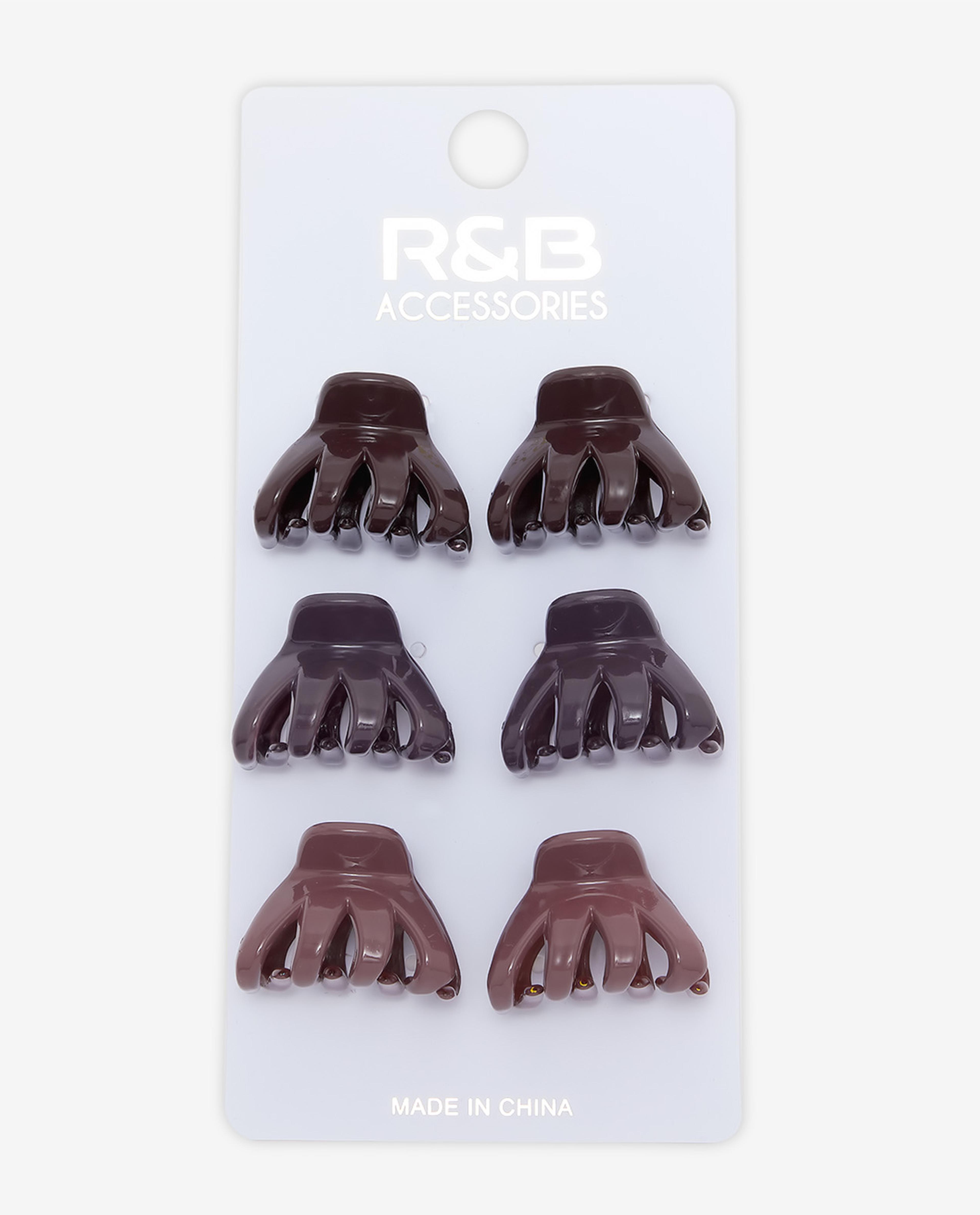 مشابك شعر - عبوة من 6 قطع