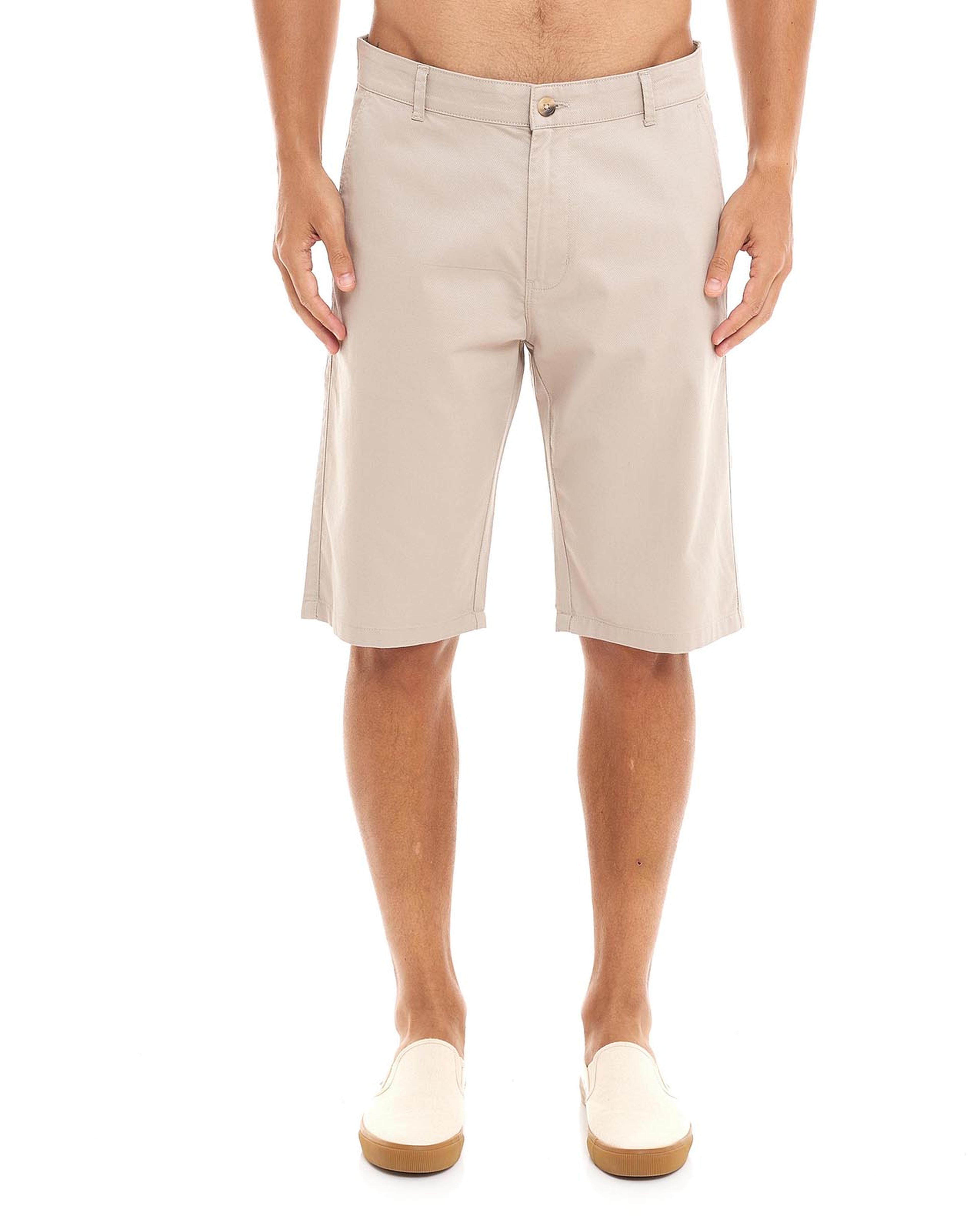 شورت منسوج سادة بزر