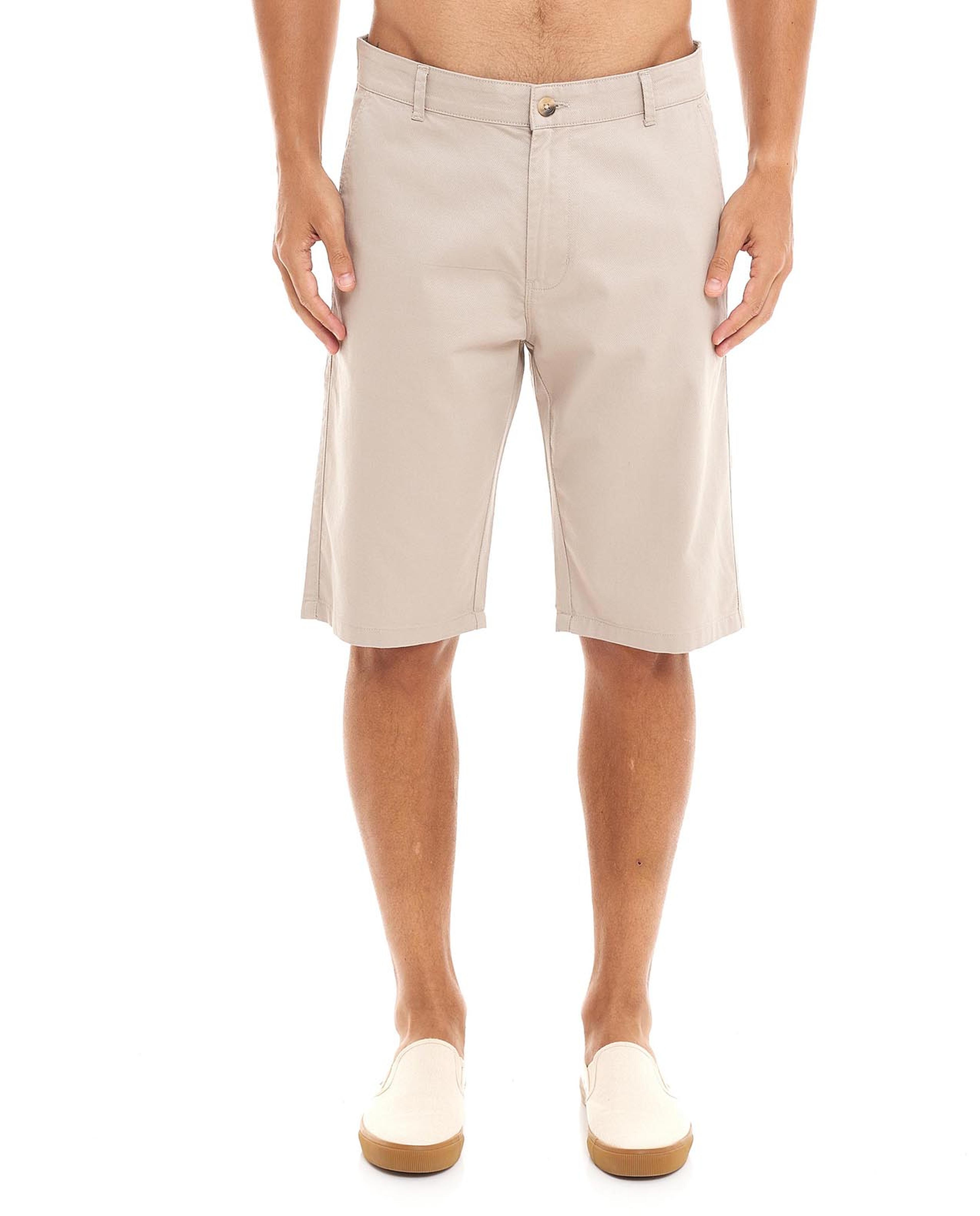 شورت منسوج سادة بزر