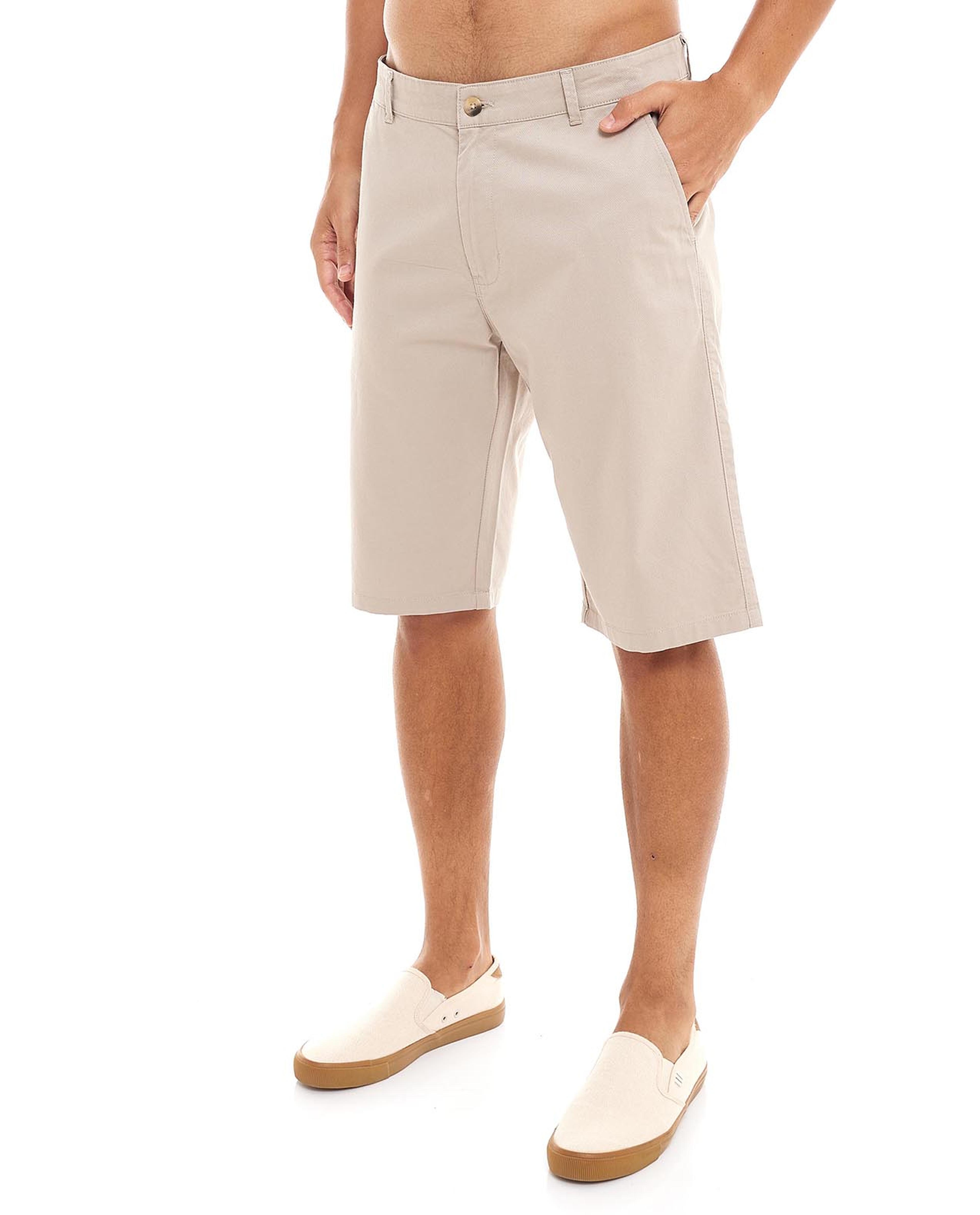 شورت منسوج سادة بزر