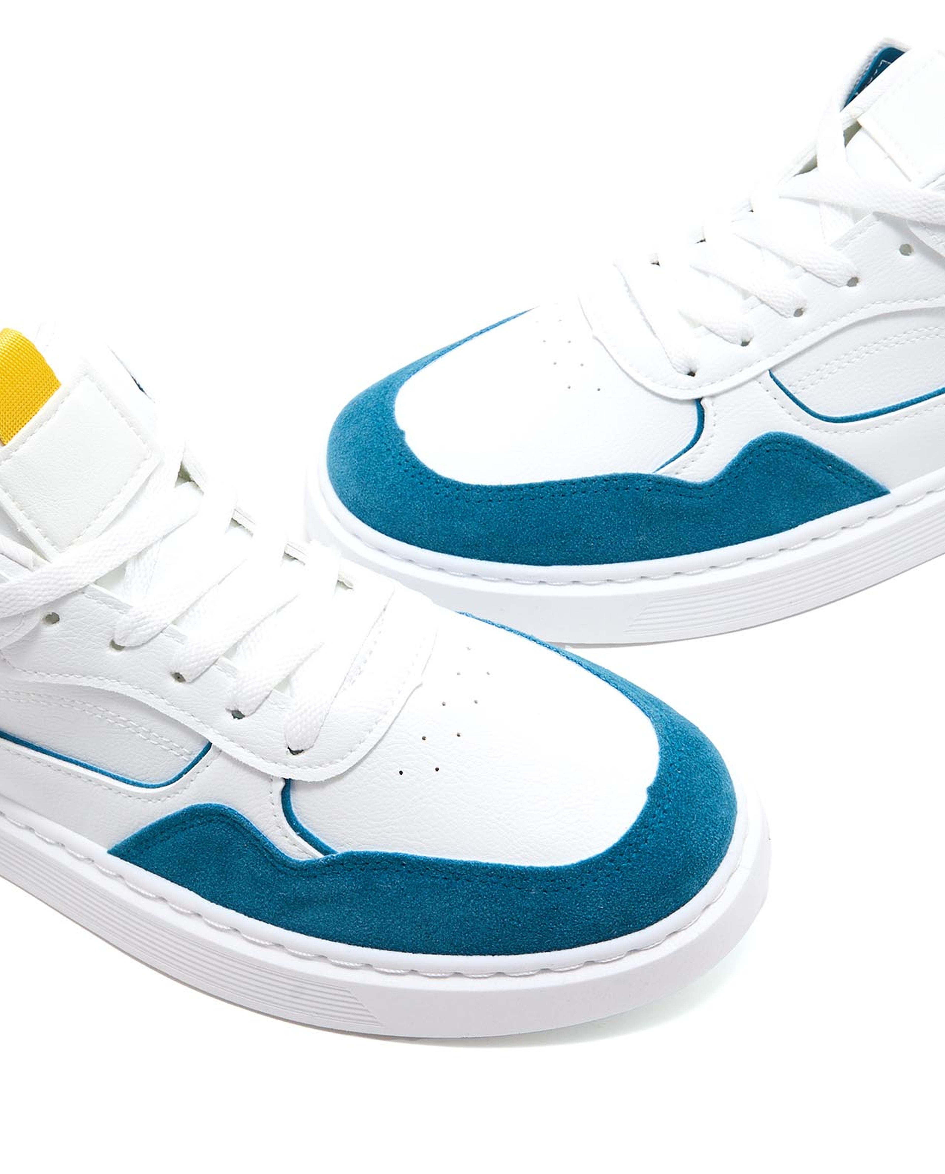 Color Block Lace-Up Sneakers