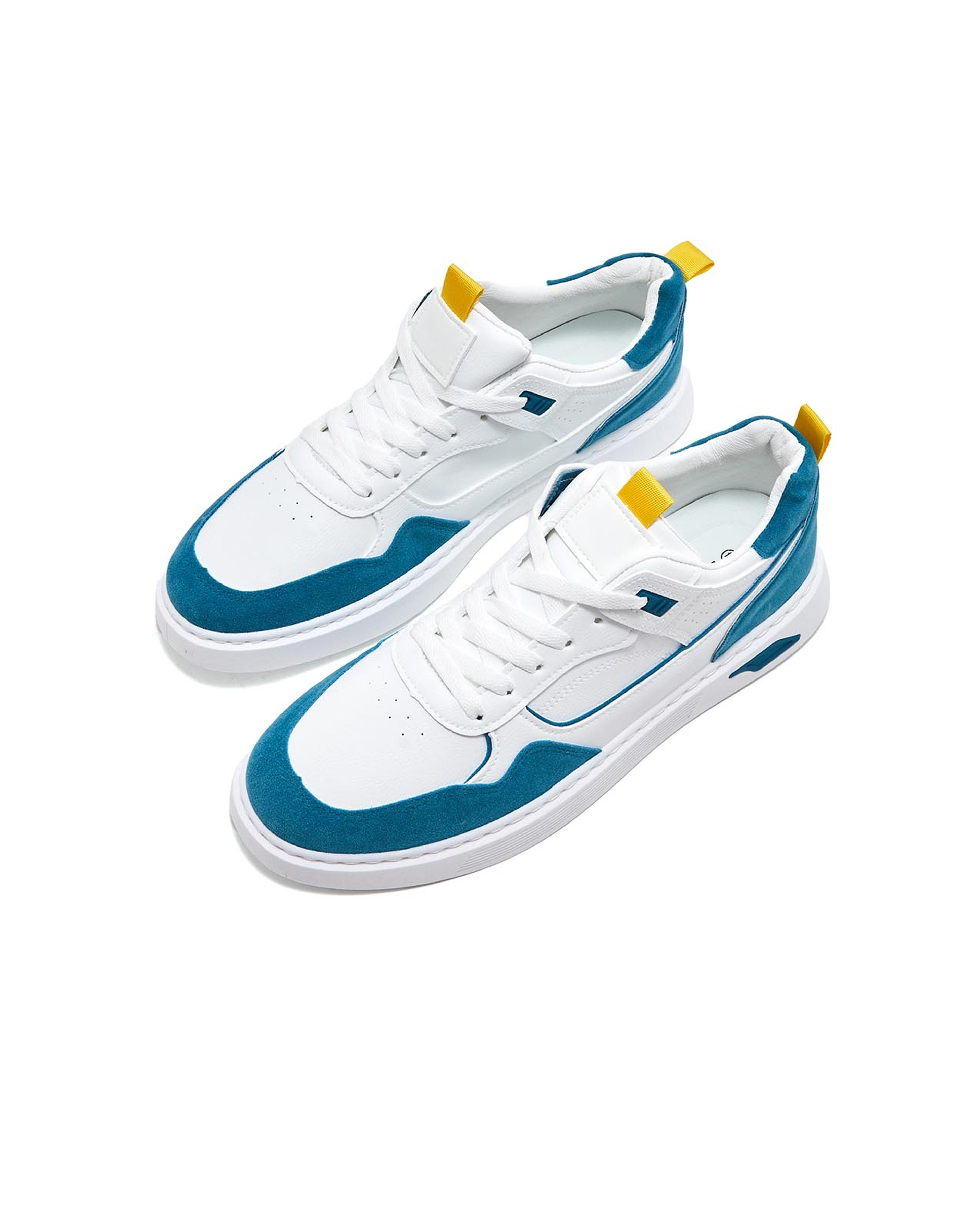 Color Block Lace-Up Sneakers