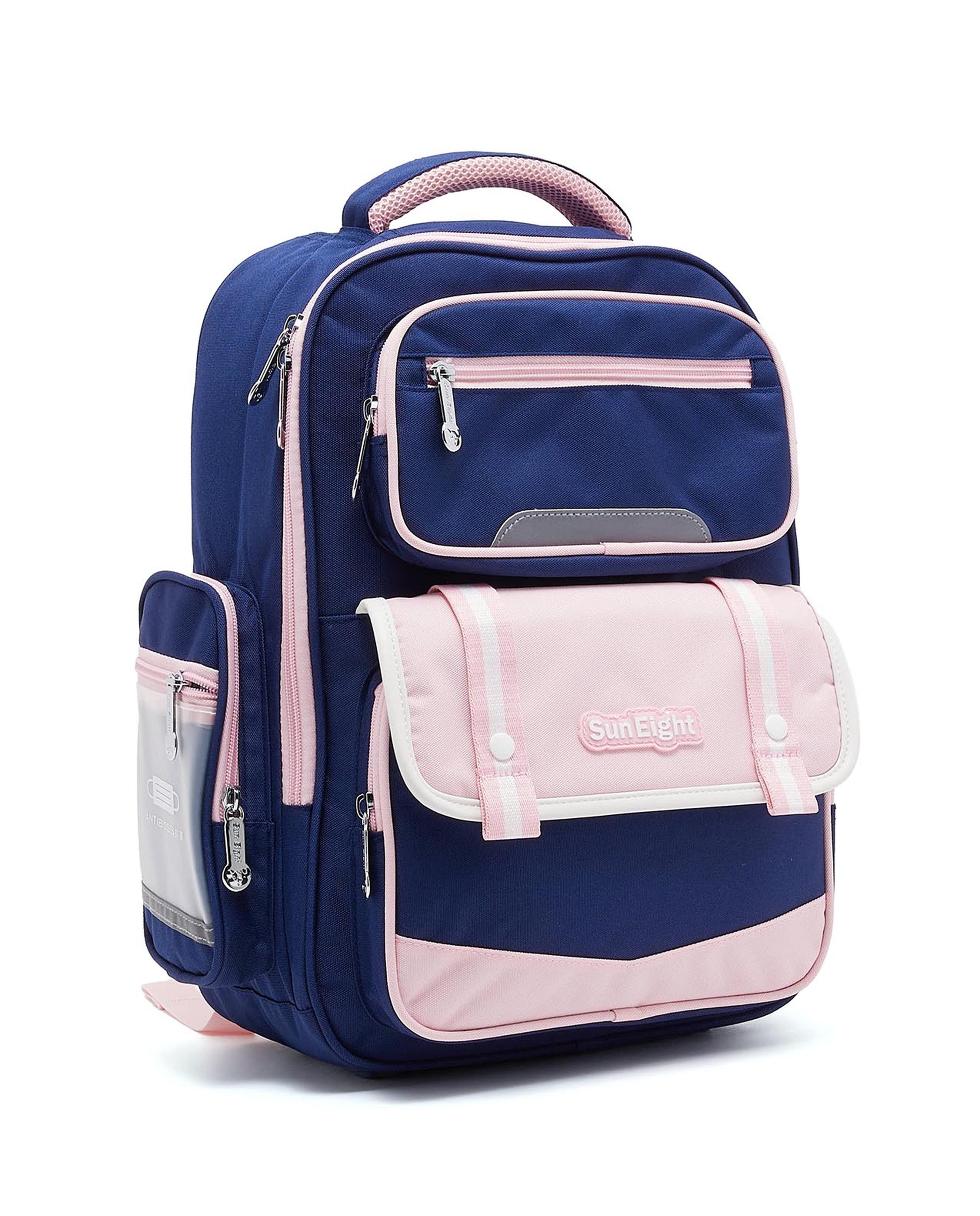 حقيبة ظهر بألوان متباينة