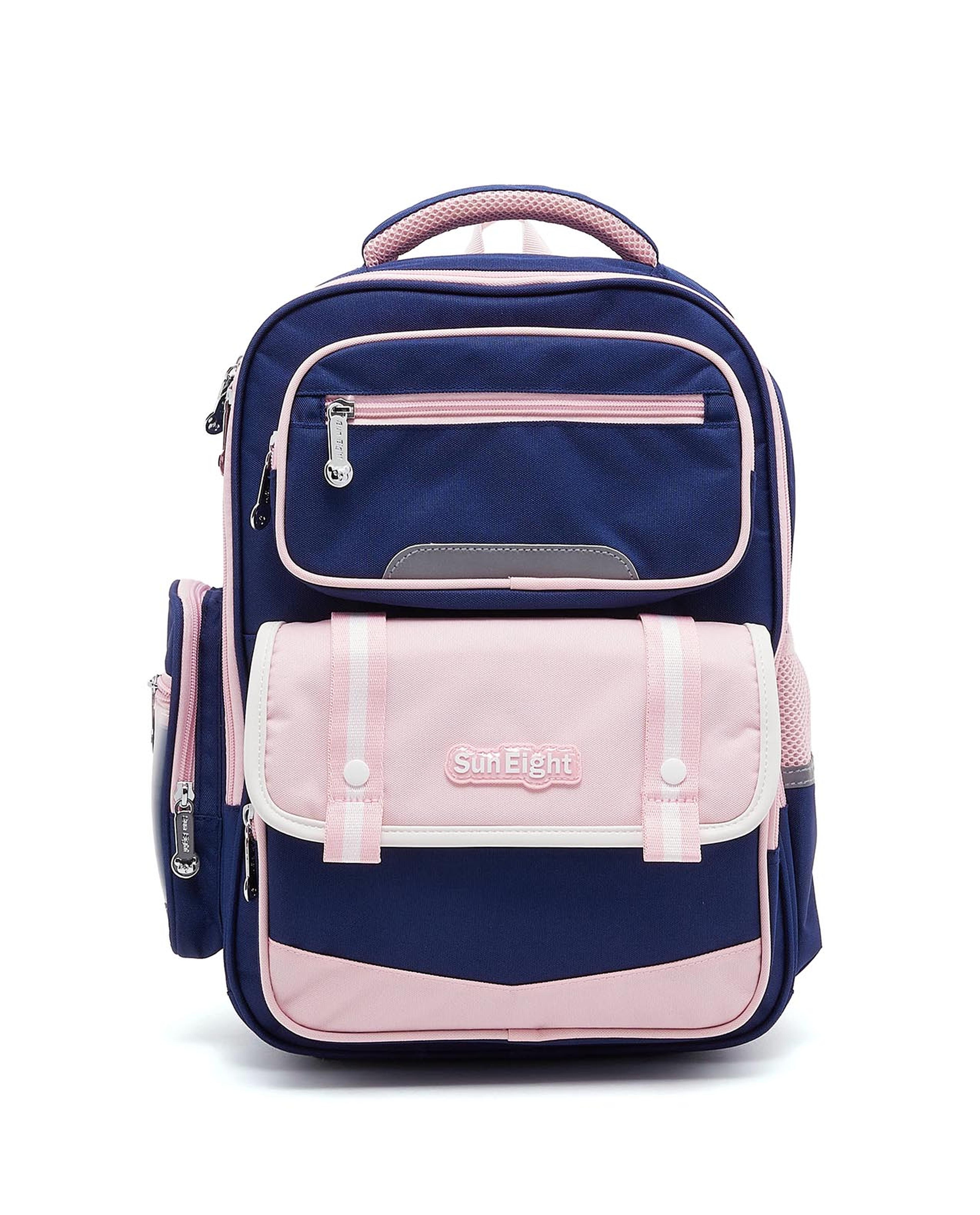 حقيبة ظهر بألوان متباينة