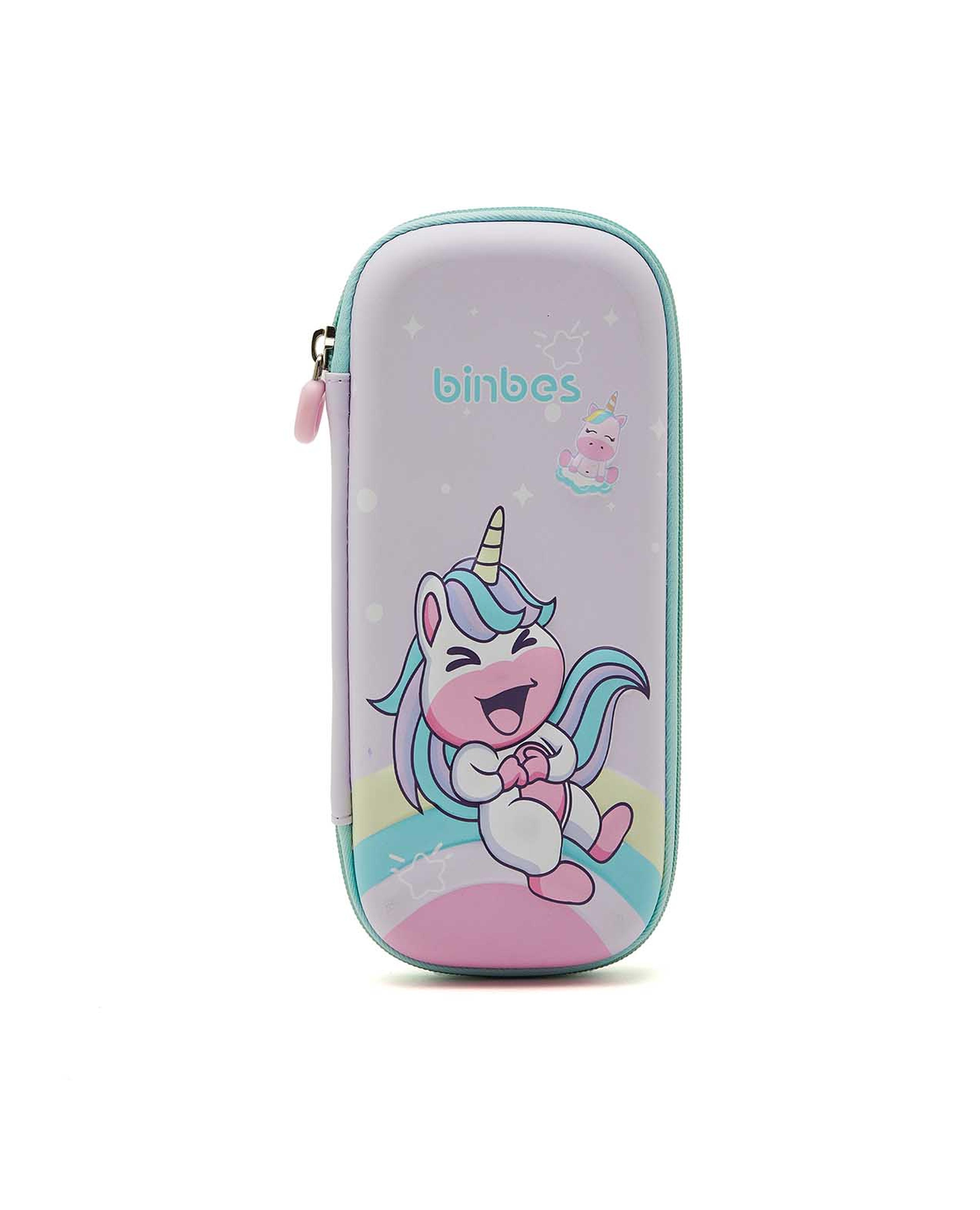 Unicorn Print Hard Shell Pencil Case