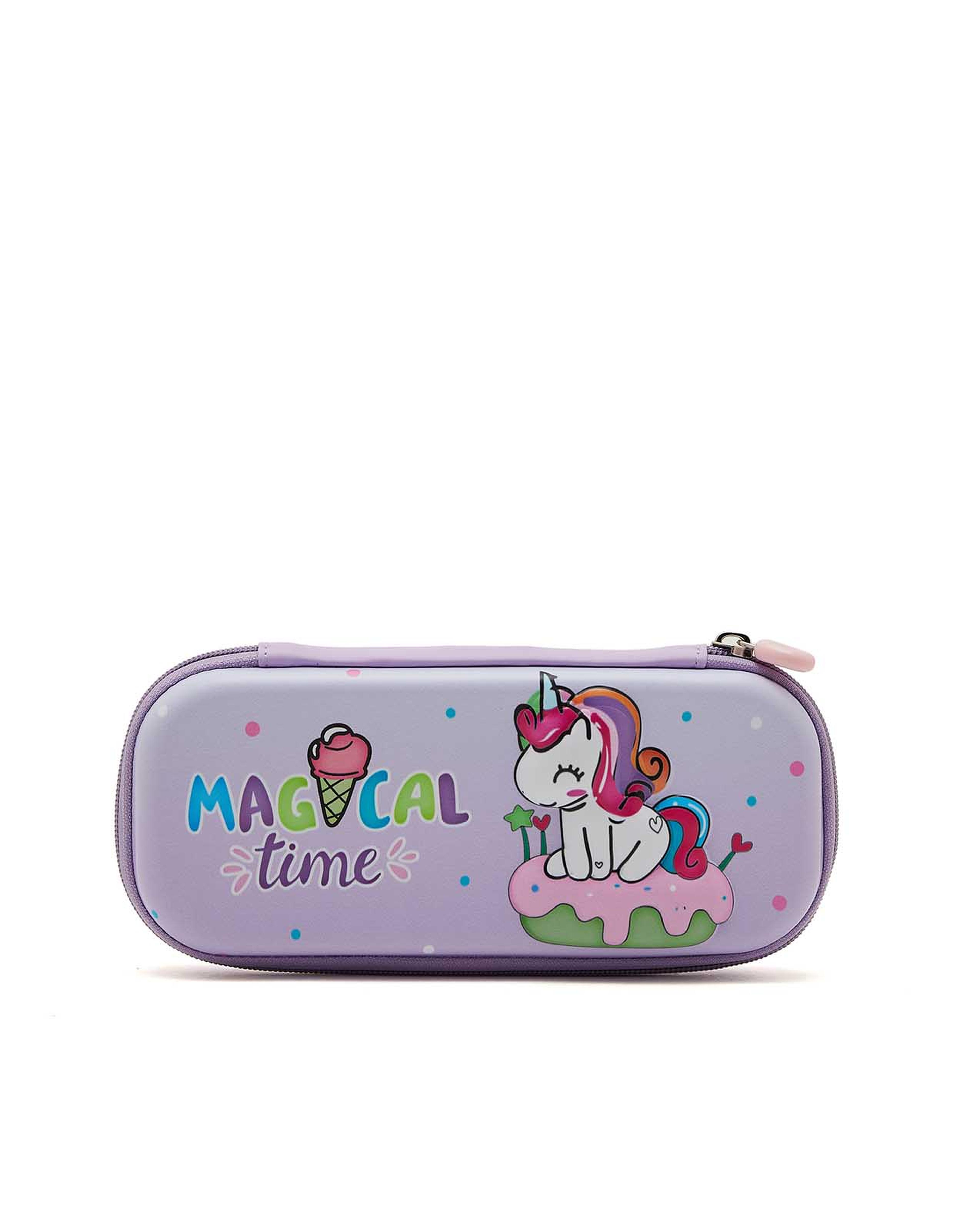 Unicorn Print Hard Shell Pencil Case
