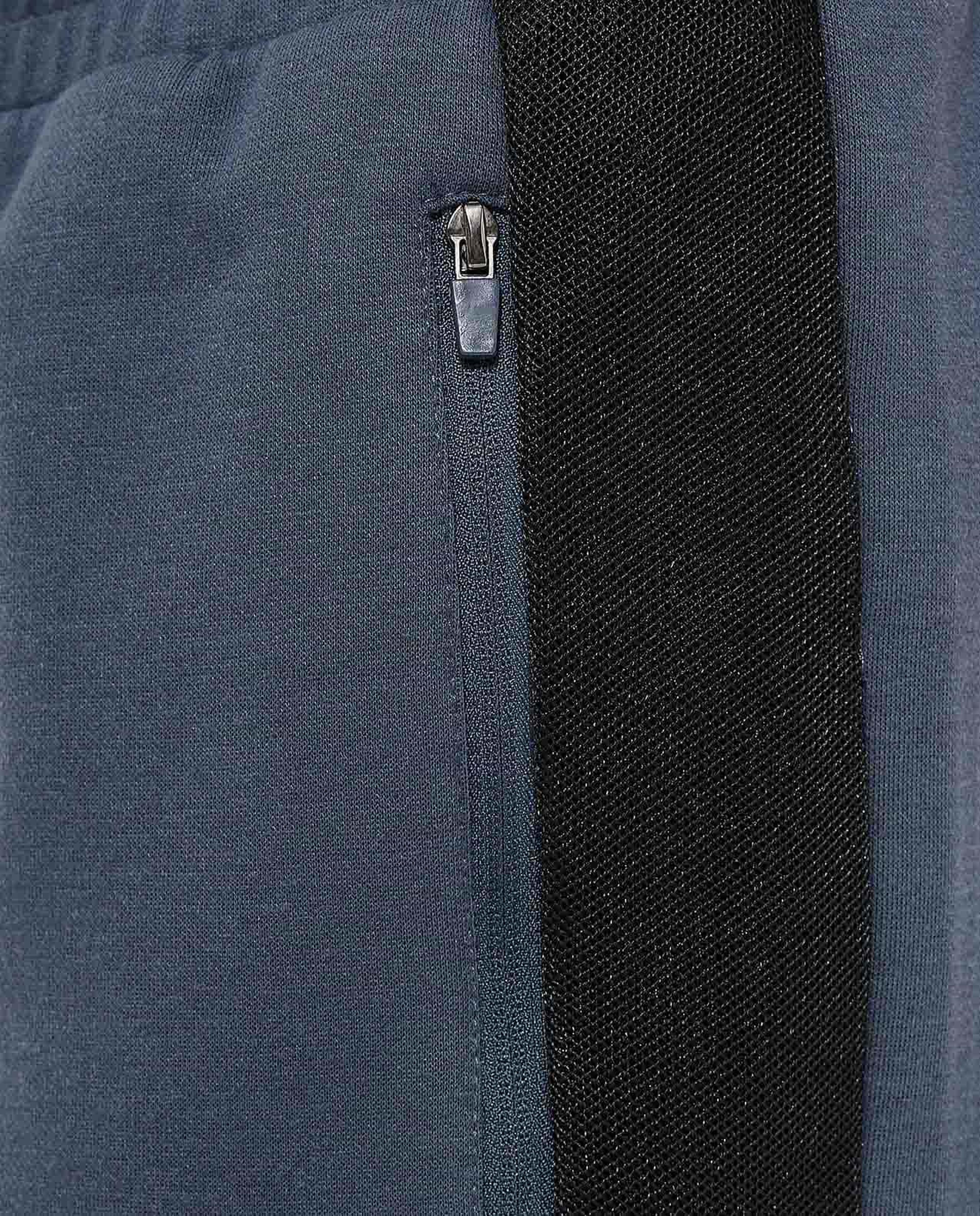 بنطال جوغر رياضي برباط مطاطي وألوان متباينة