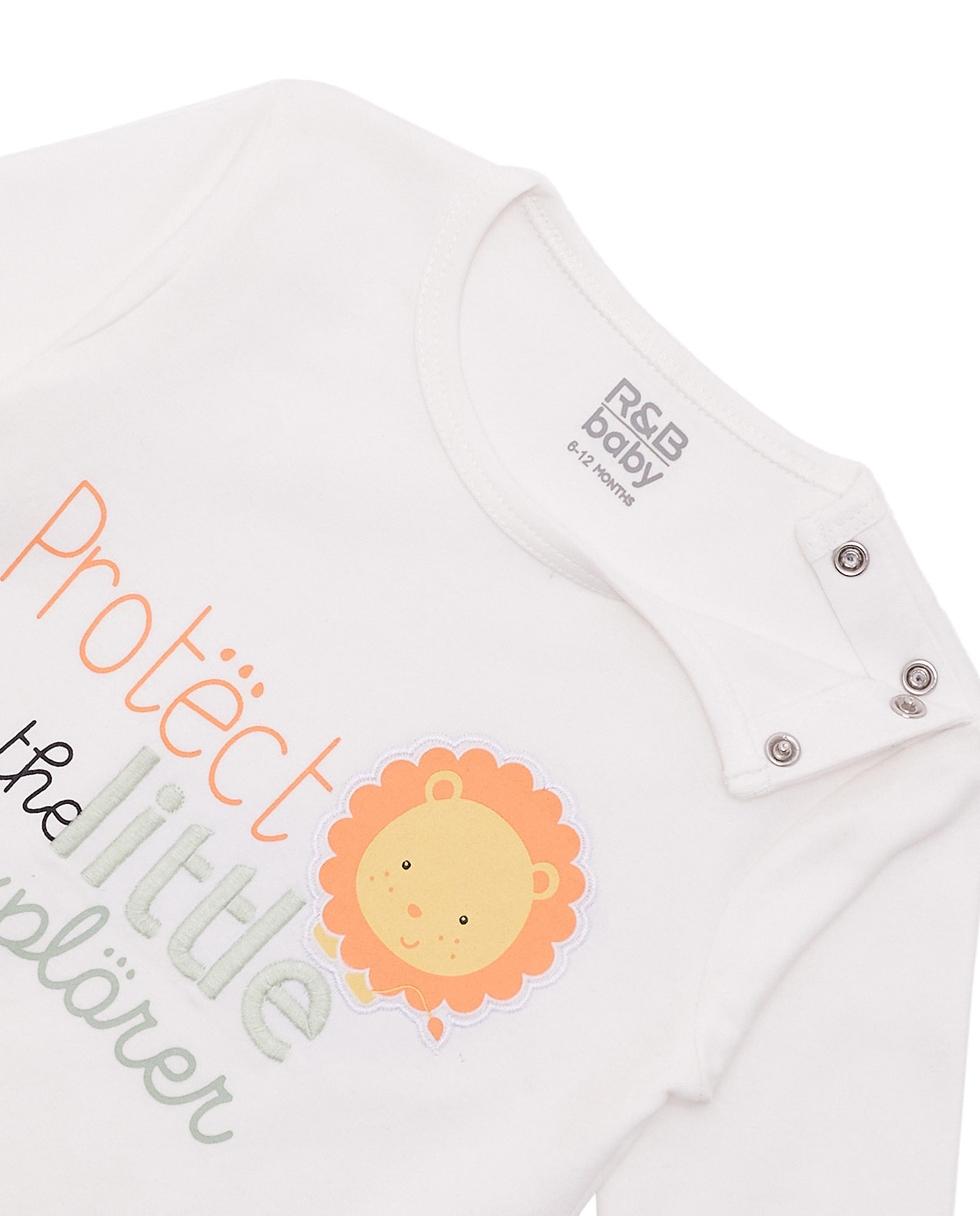 طقم بيجامة بطبعة