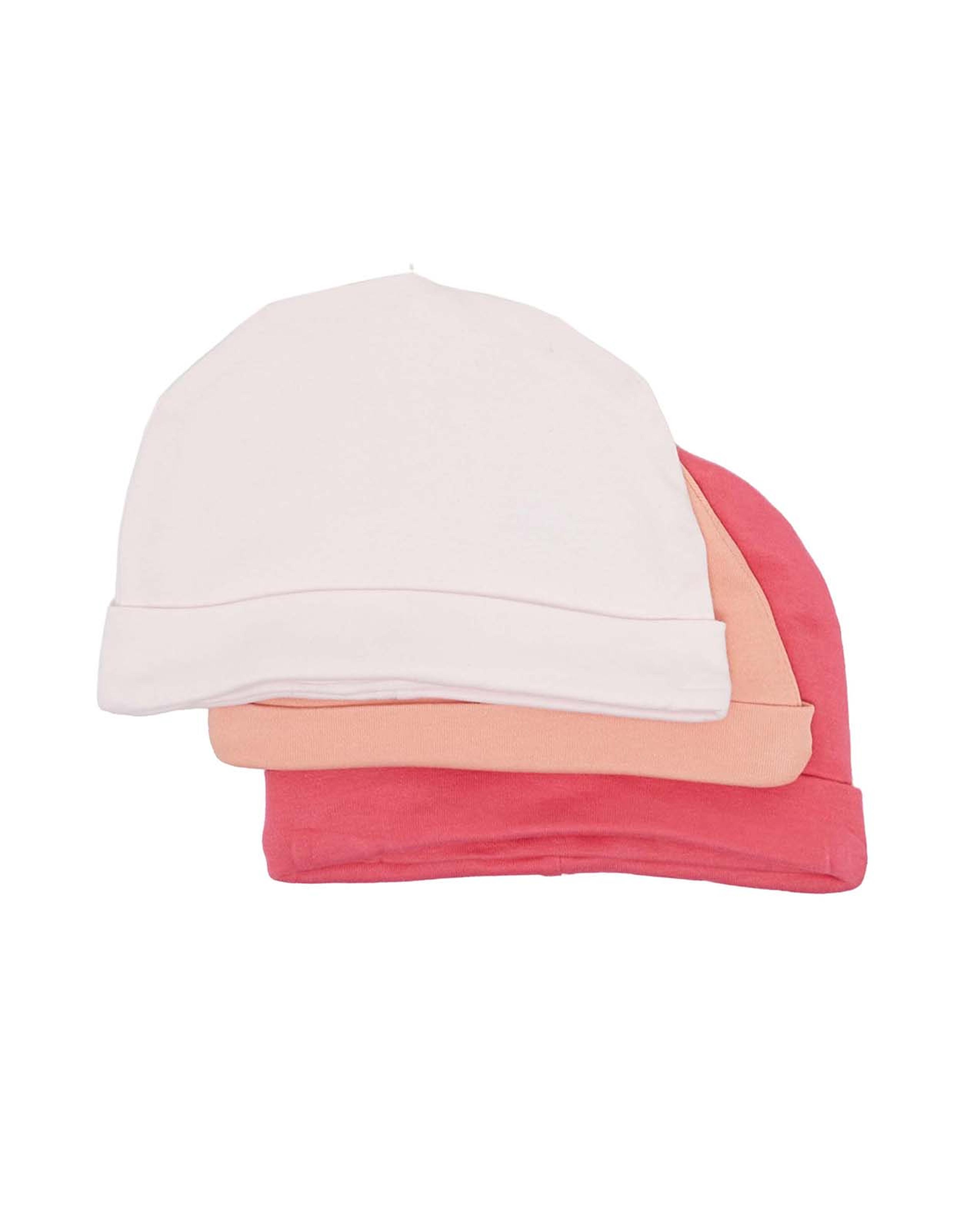 Pack of 3 Solid Caps