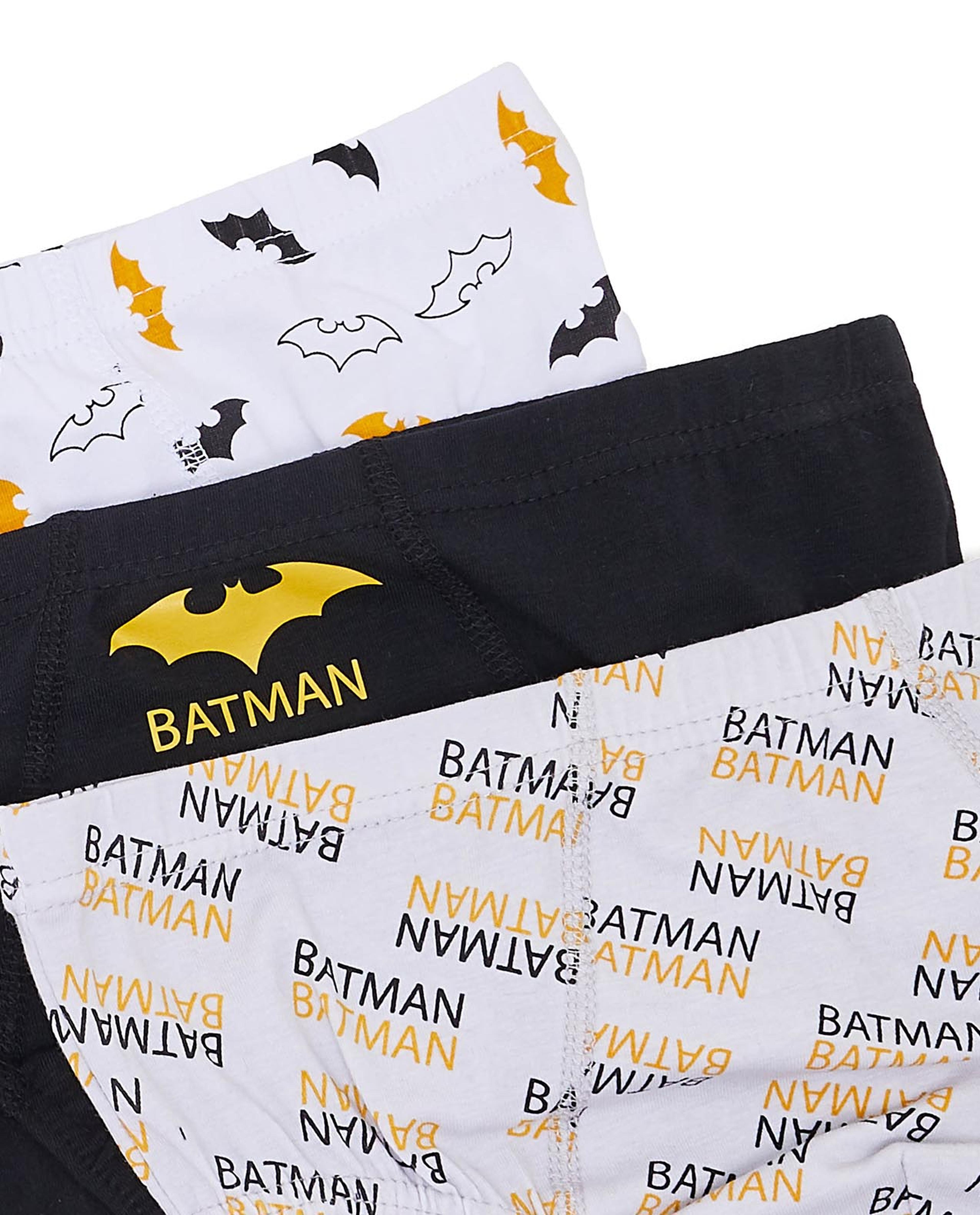 سروال داخلي بطبعة باتمان - عبوة من 3 قطع