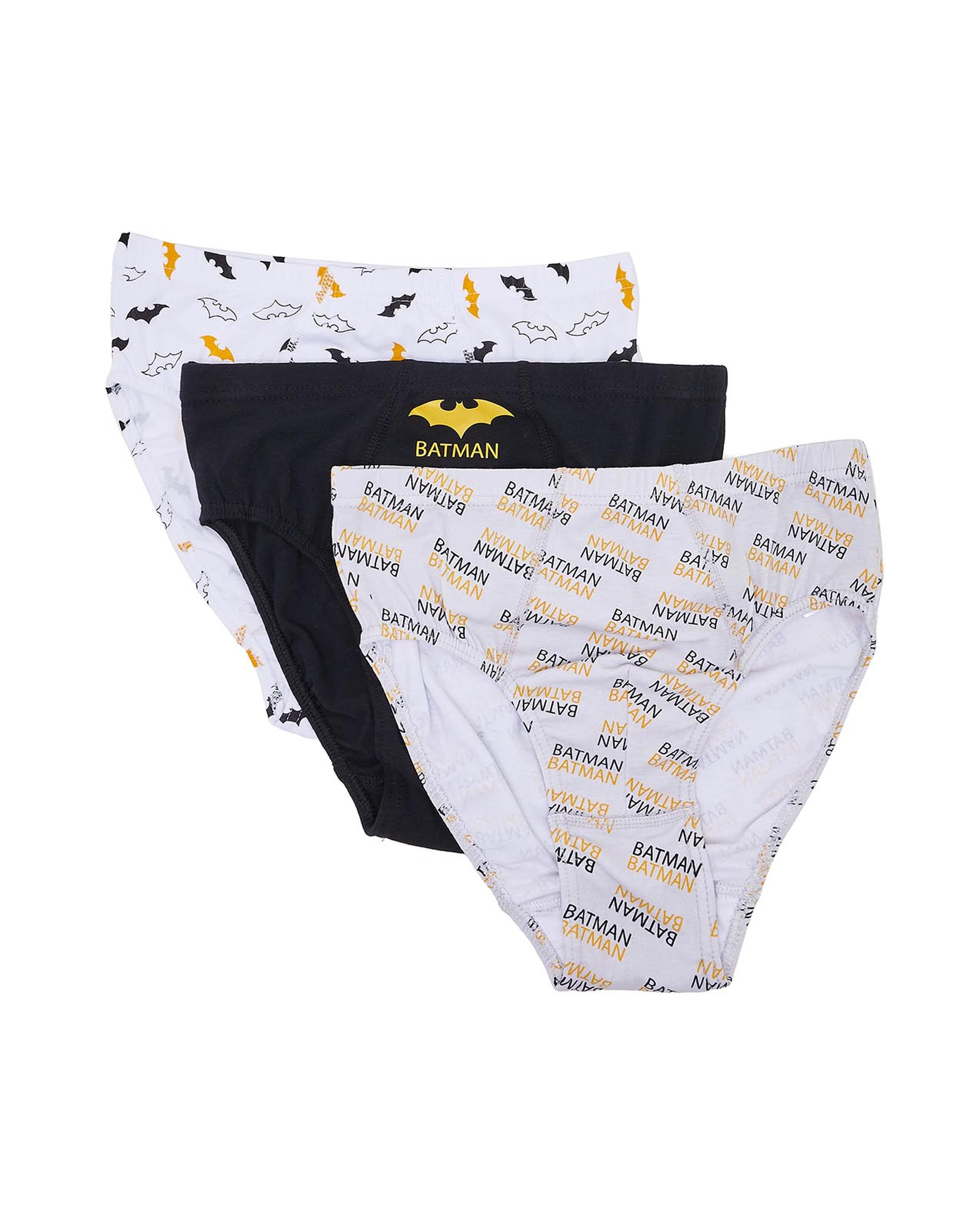 سروال داخلي بطبعة باتمان - عبوة من 3 قطع