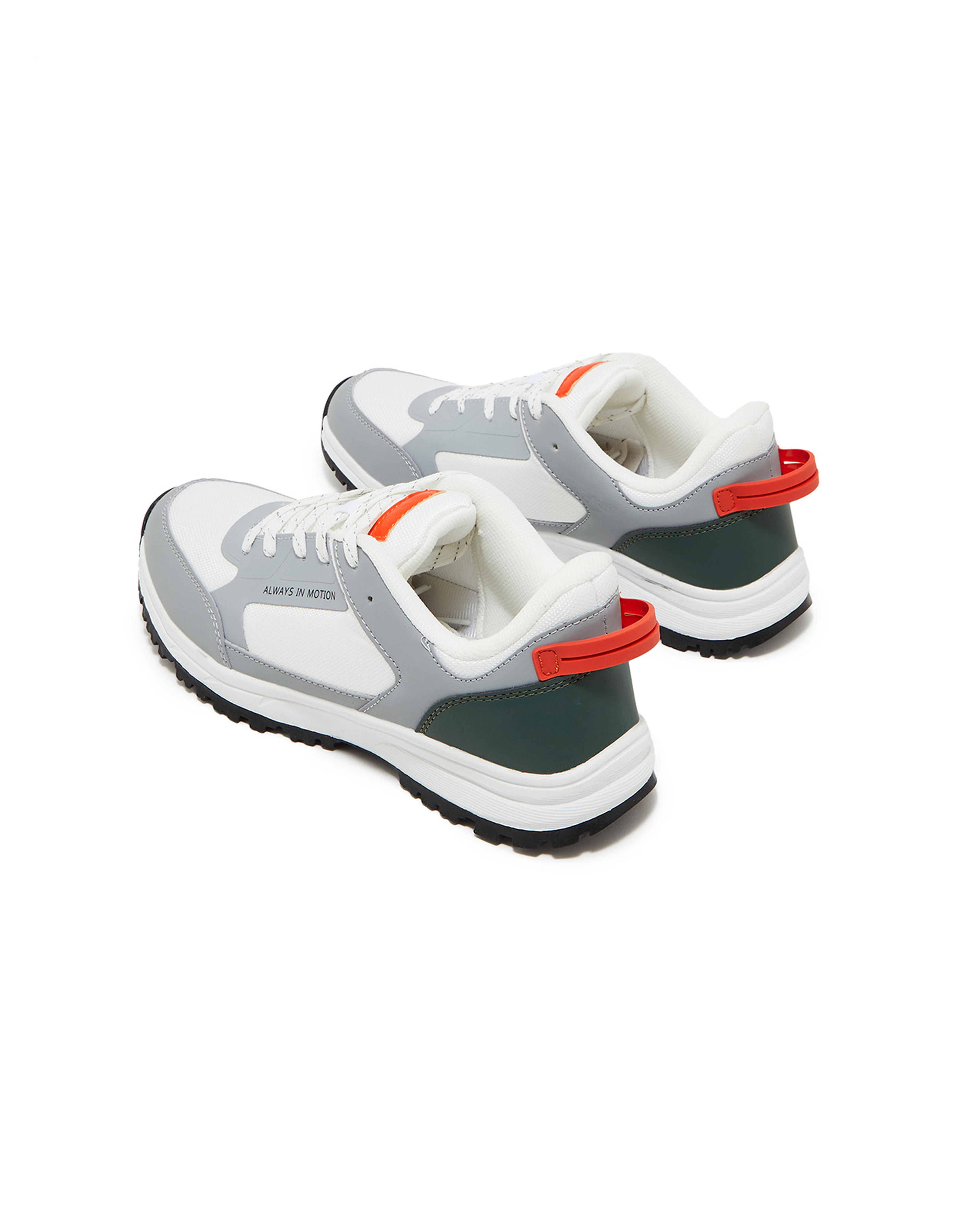 Color Block Lace-Up Sneakers