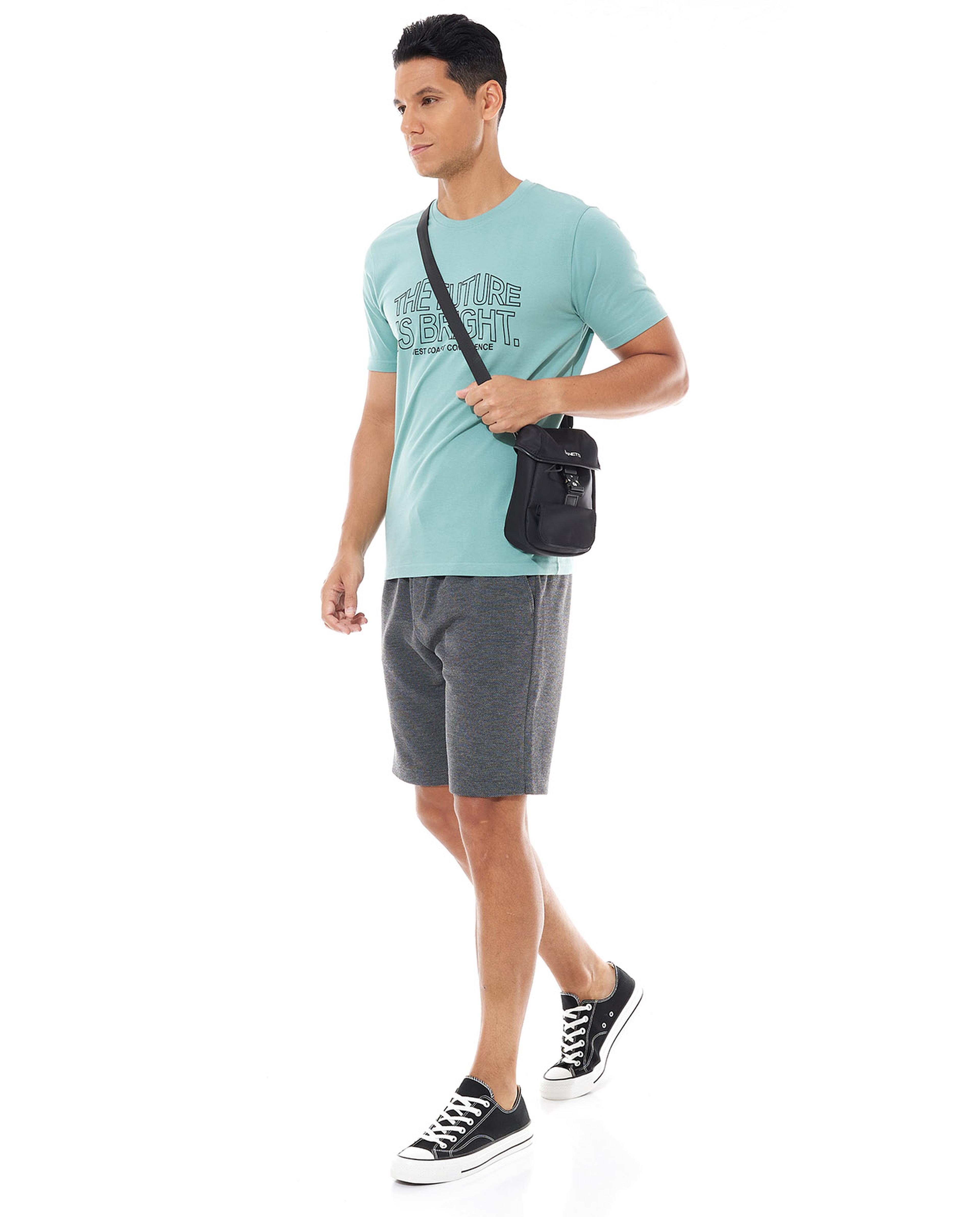 شورت سادة برباط على الخصر