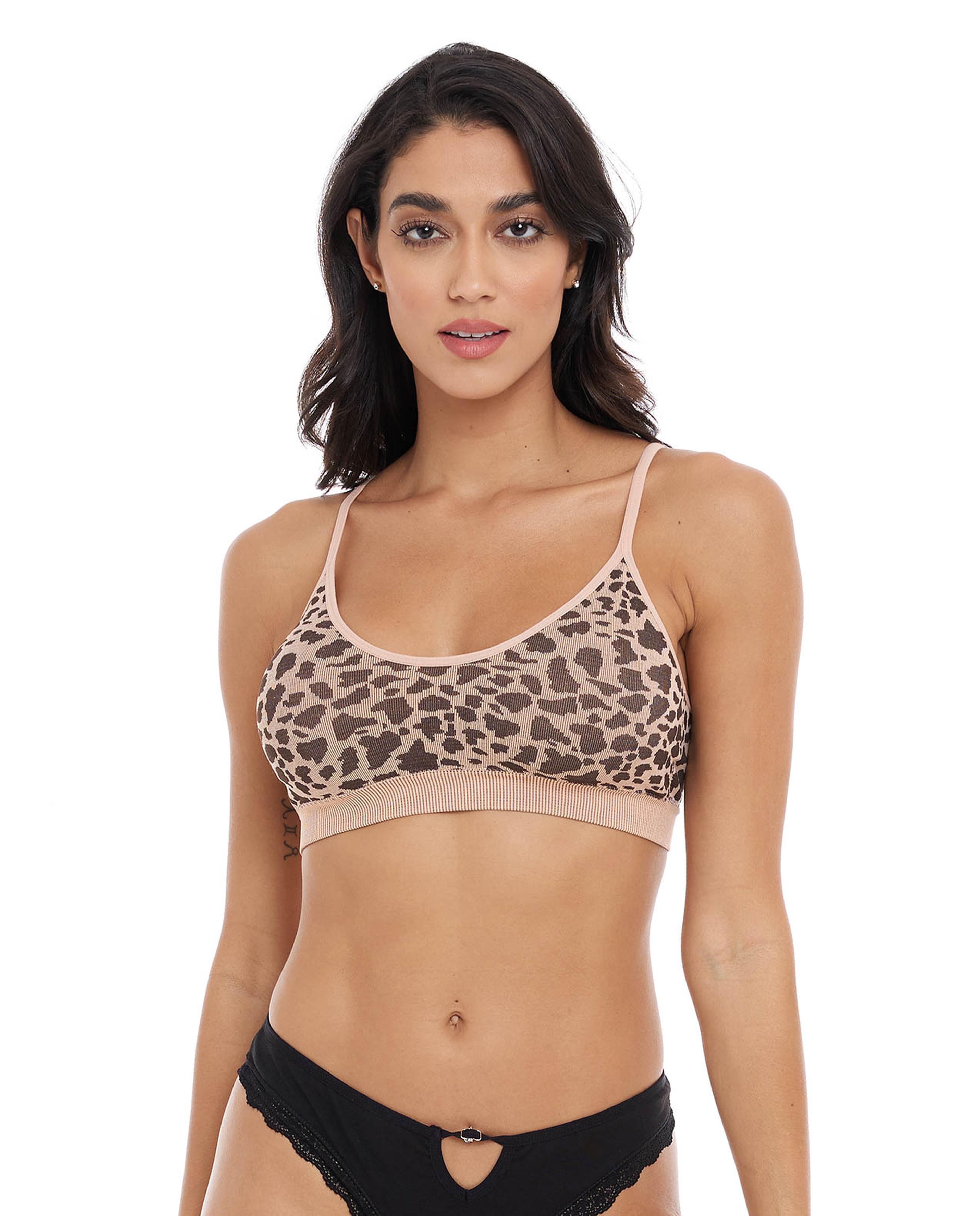 حمالة صدر رياضية مبطنة - عبوة من قطعتين