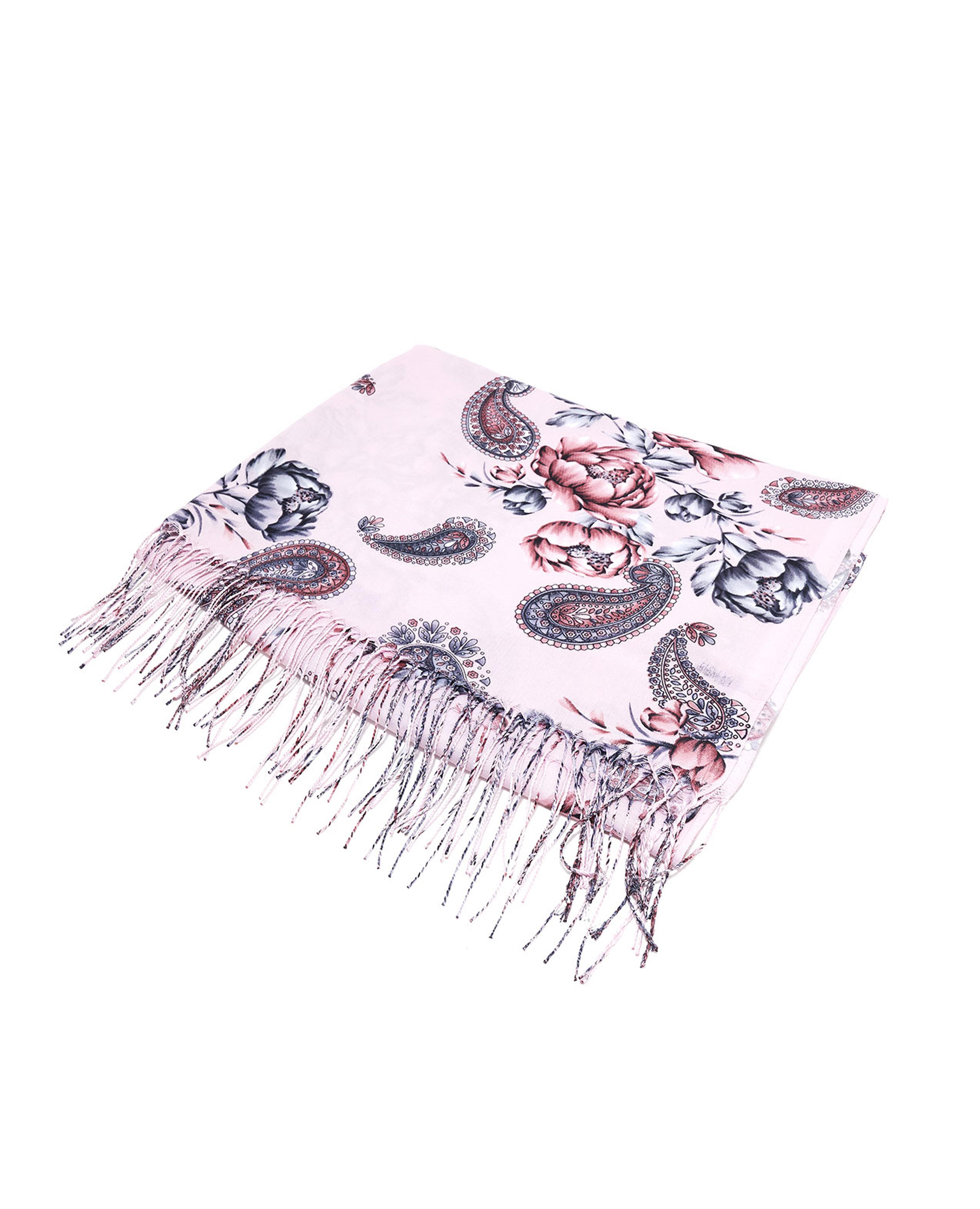 وشاح بطبعة بيزلي بشراشيب