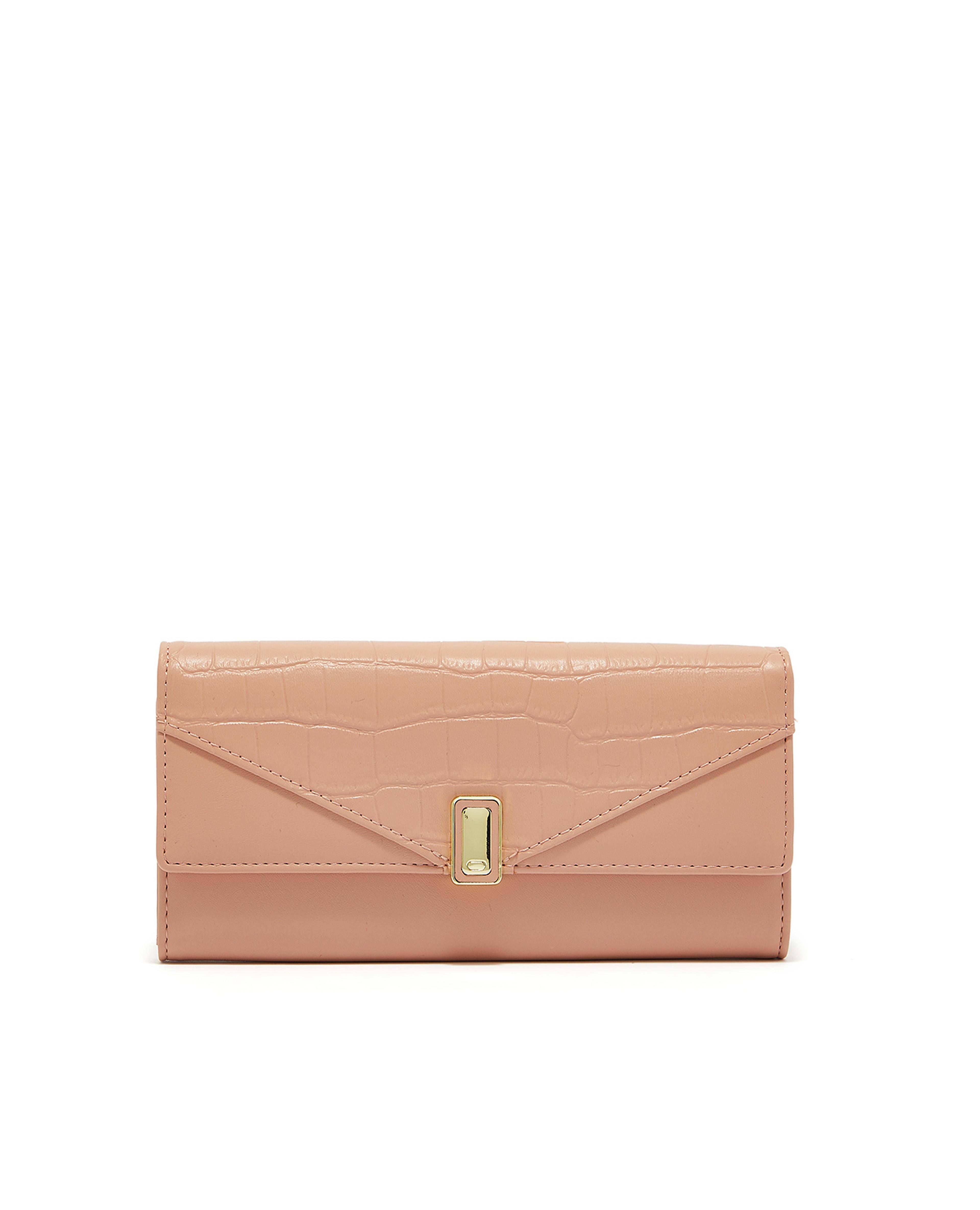 Textured Long Wallet