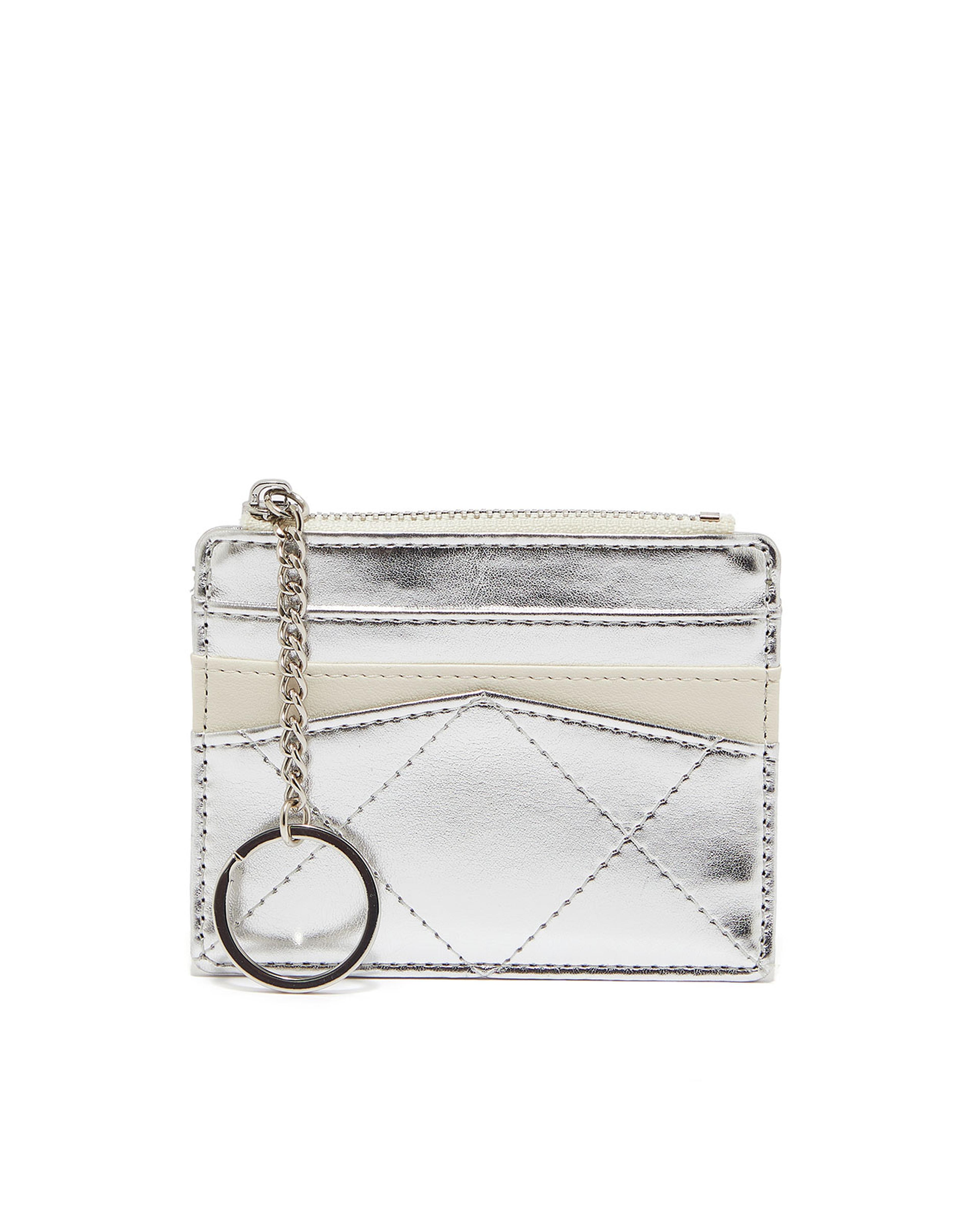 Metallic Zipper Wallet