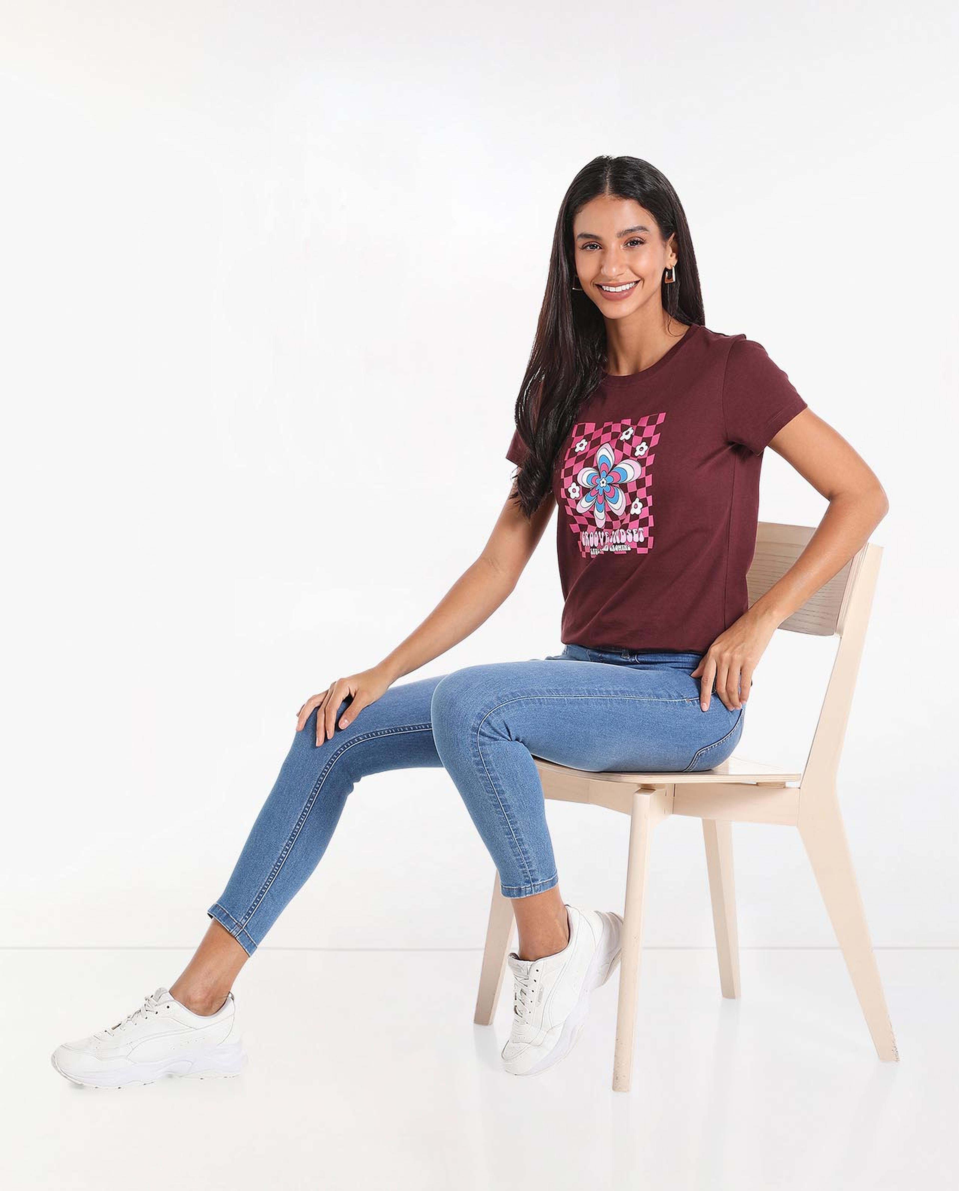 جيجينغ سادة بخصر مطاطي