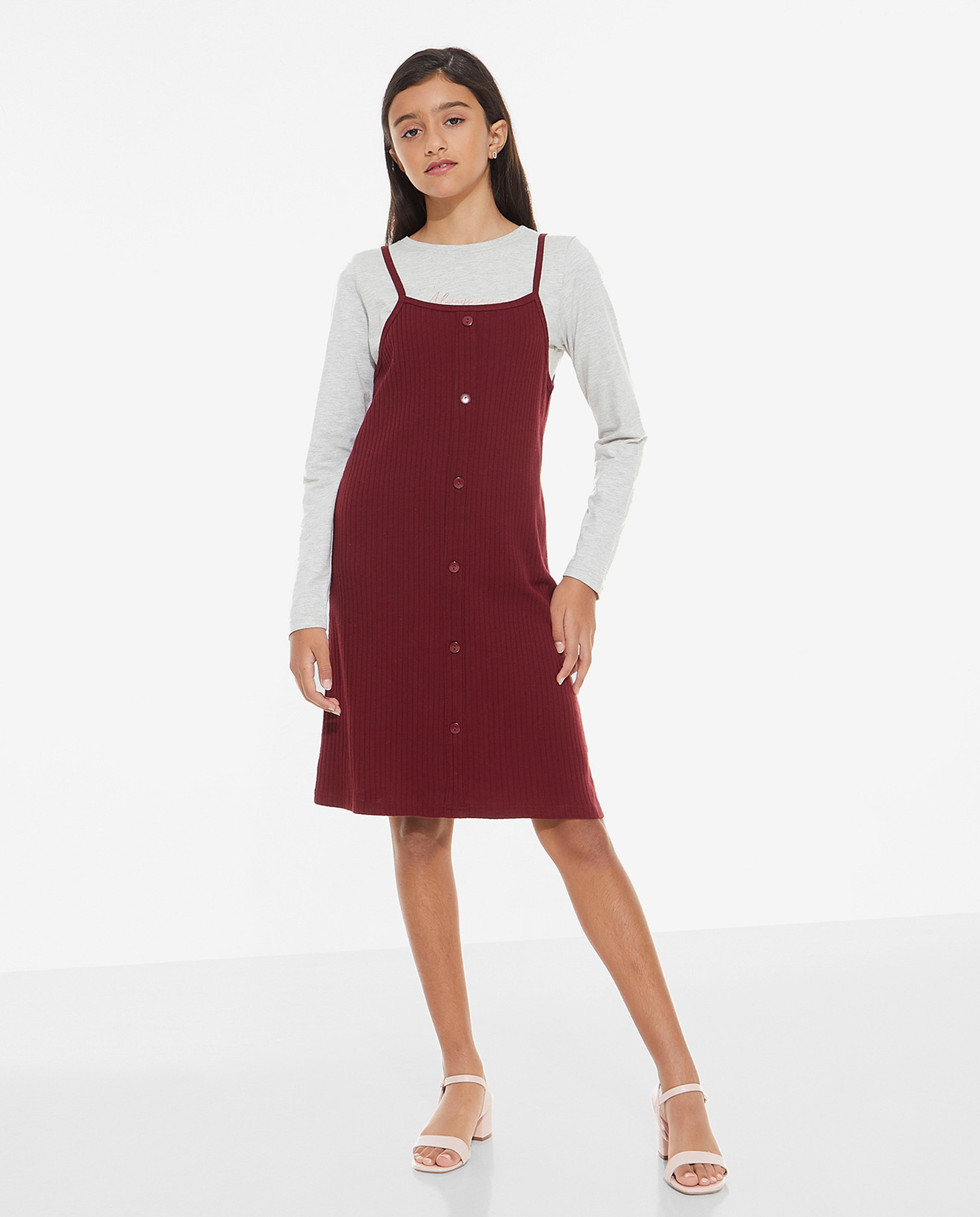 Typography Printed Clothing Set