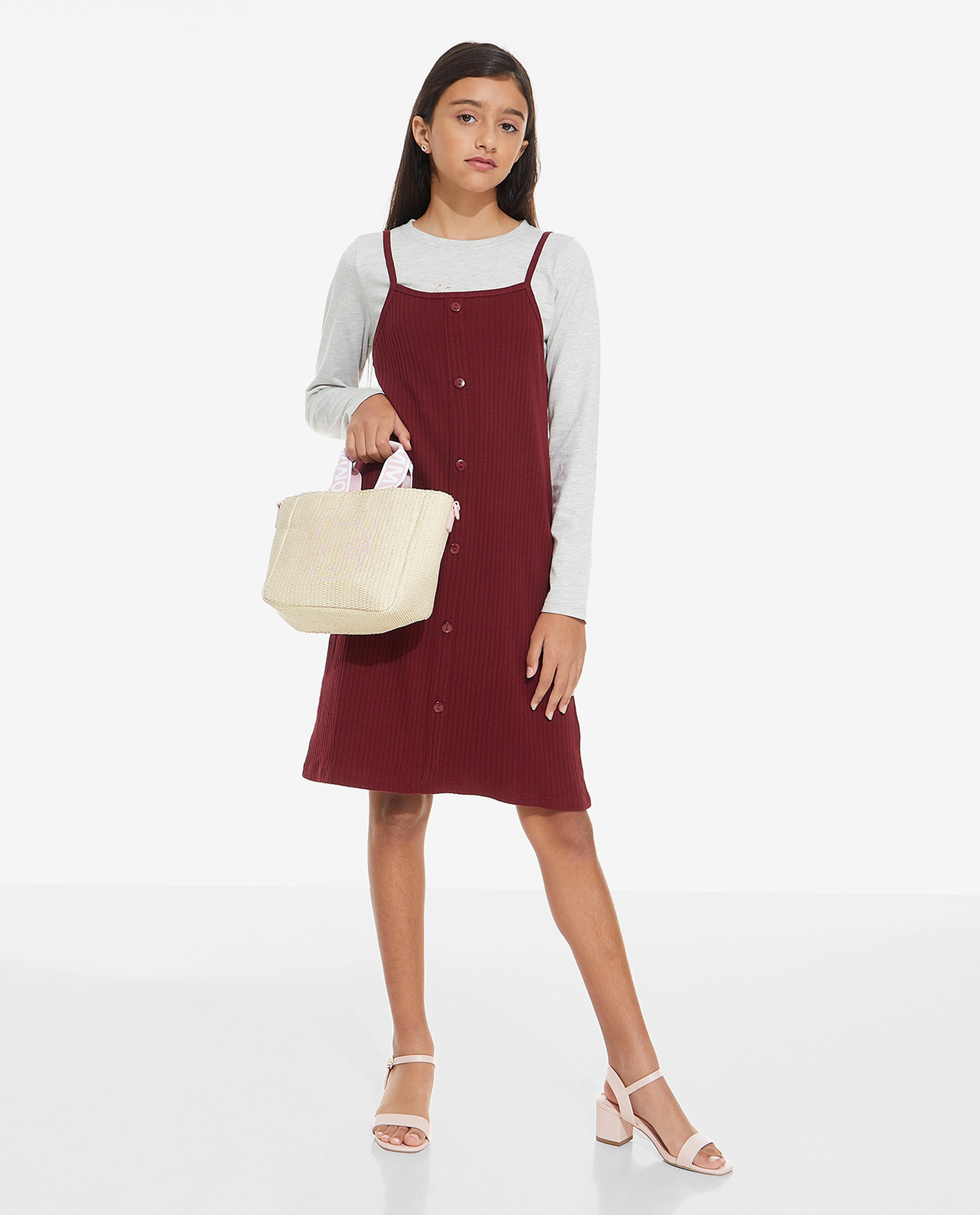 Typography Printed Clothing Set