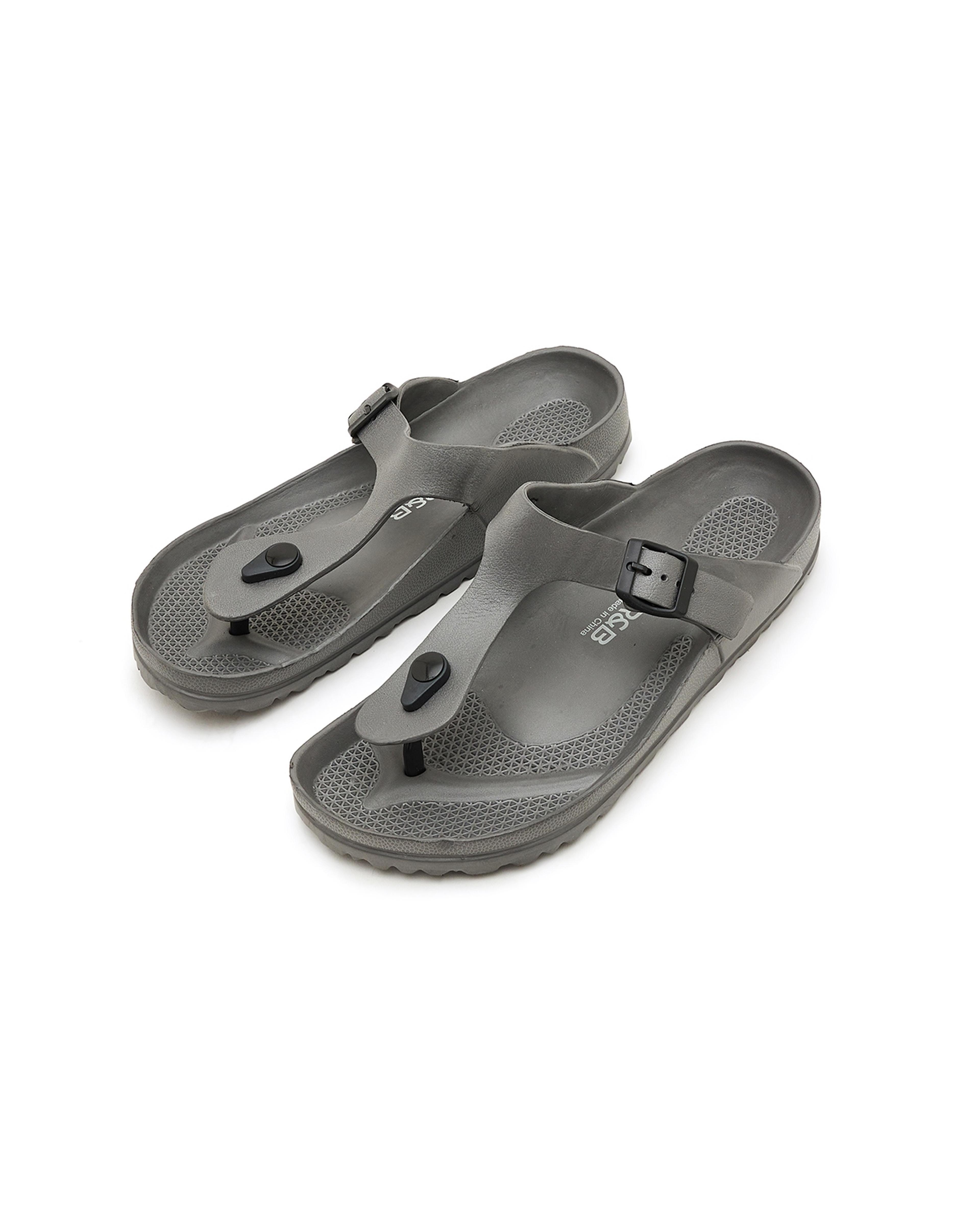 T-Strap Comfort Sliders