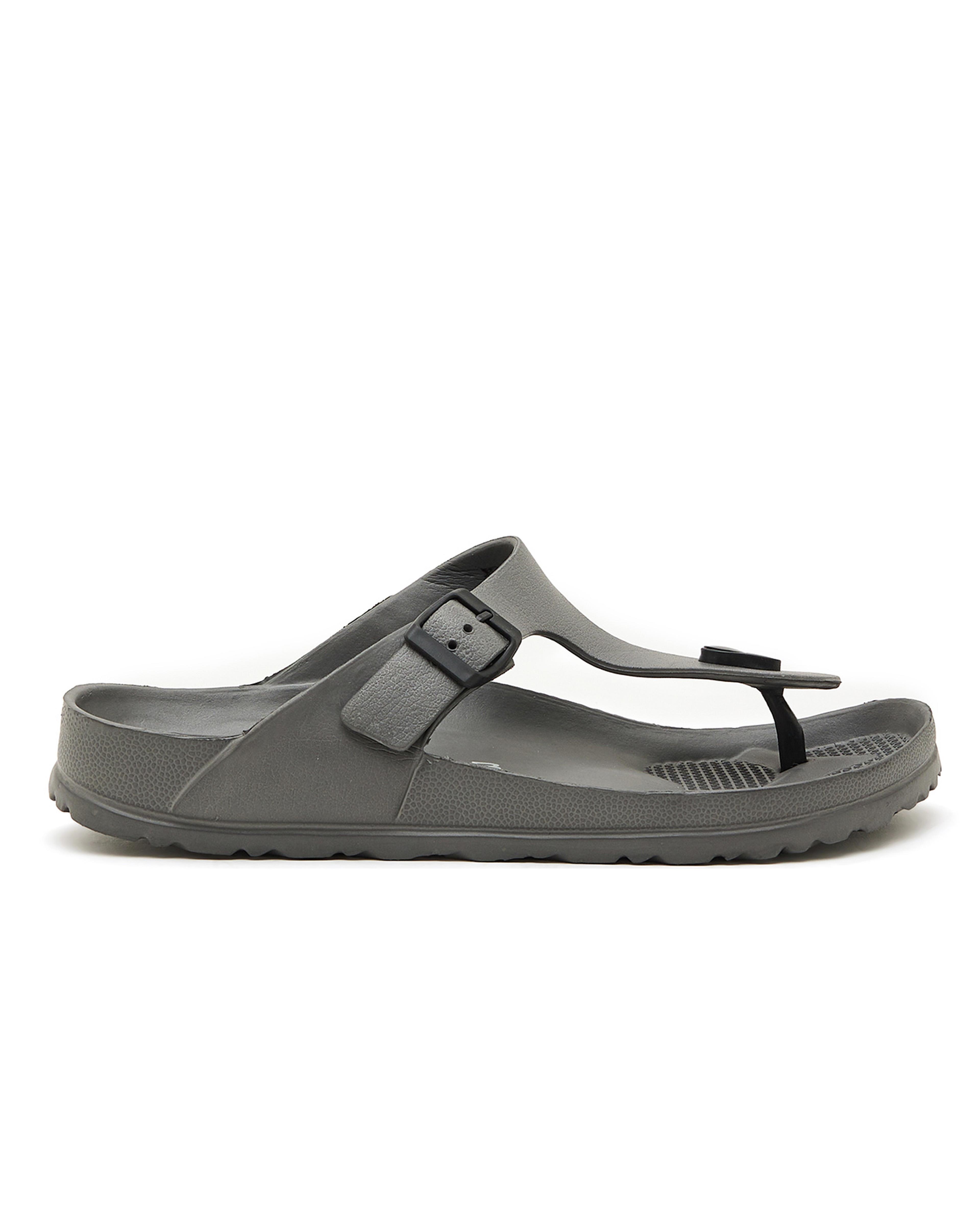 T-Strap Comfort Sliders