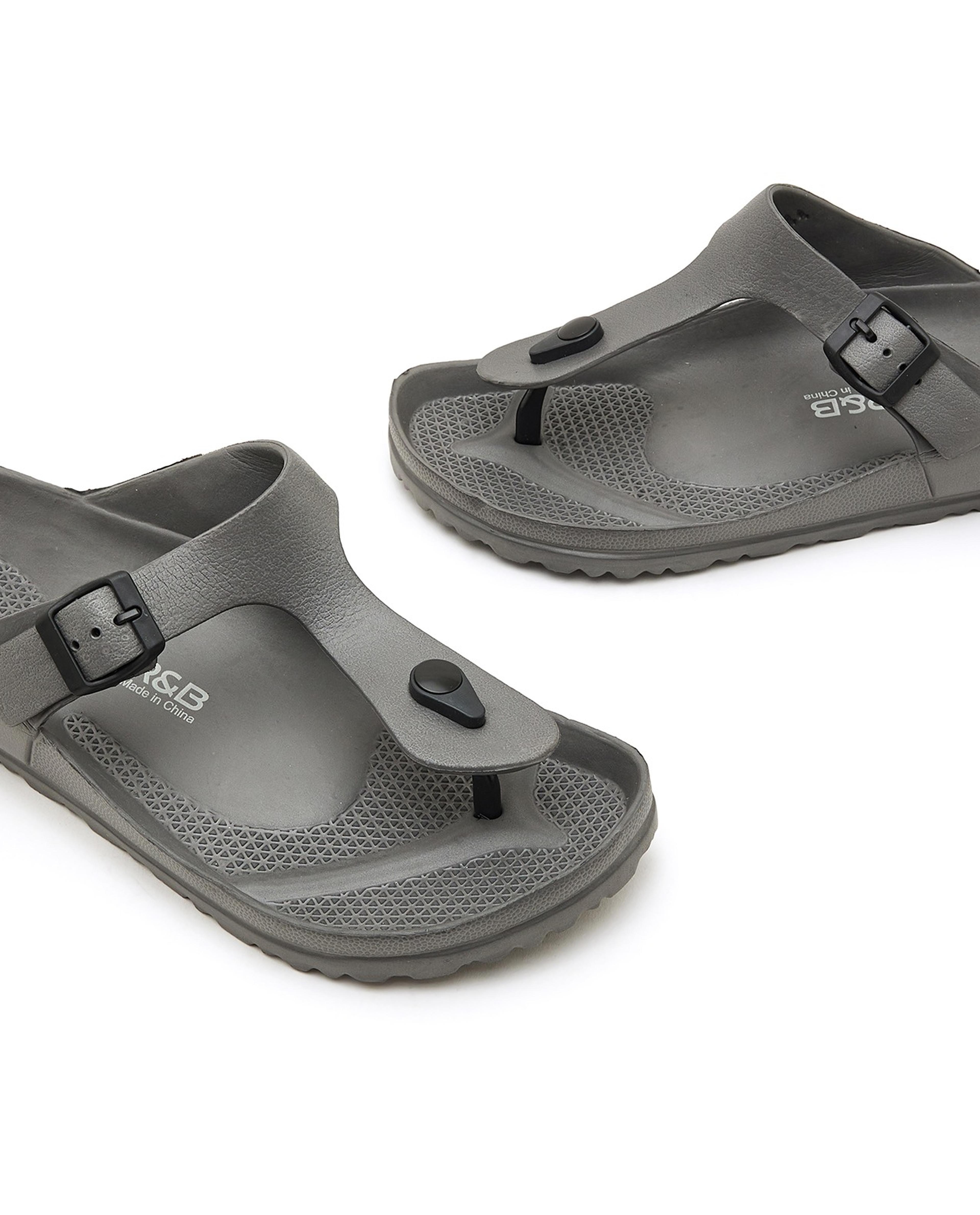T-Strap Comfort Sliders