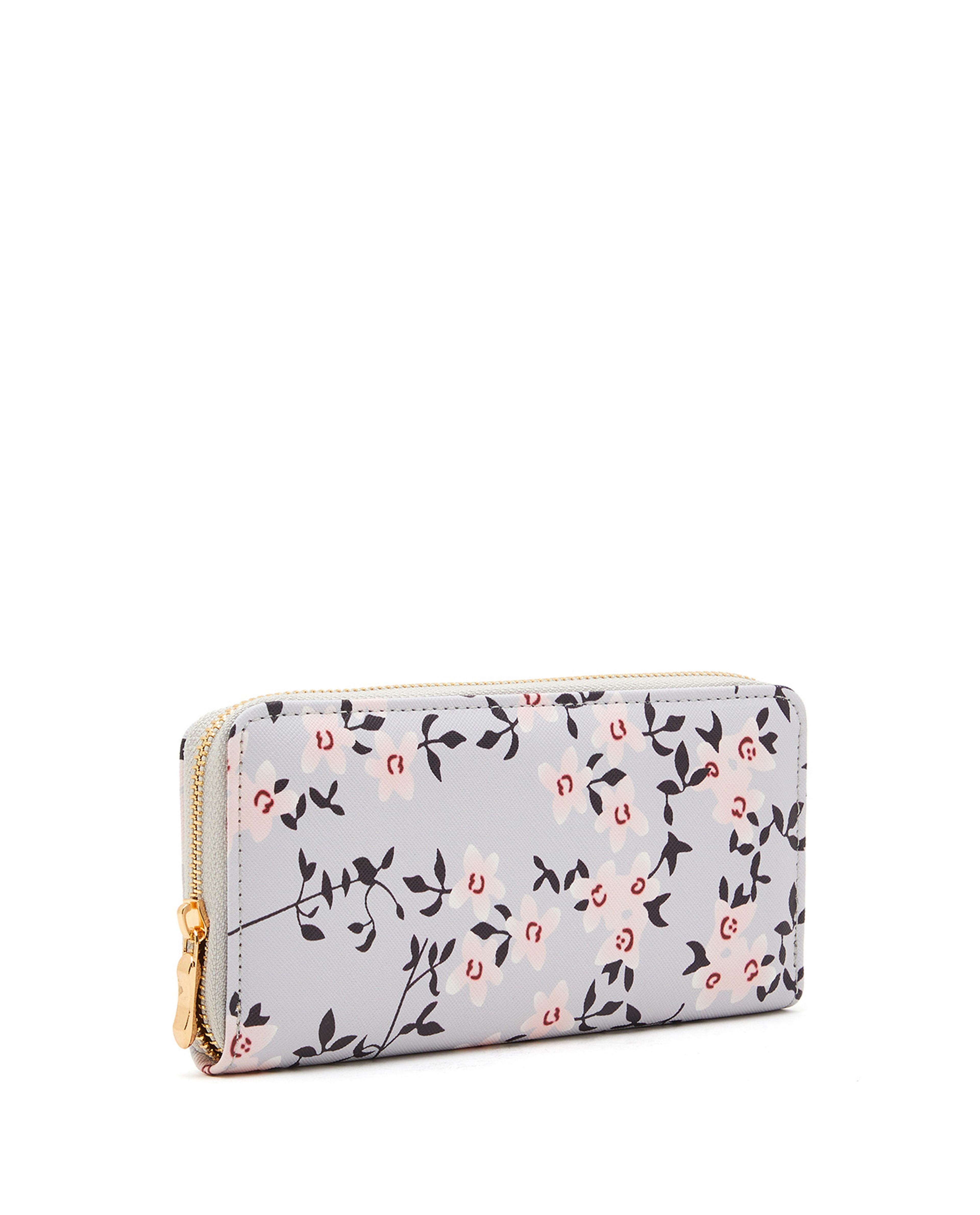 Floral Print Long Wallet
