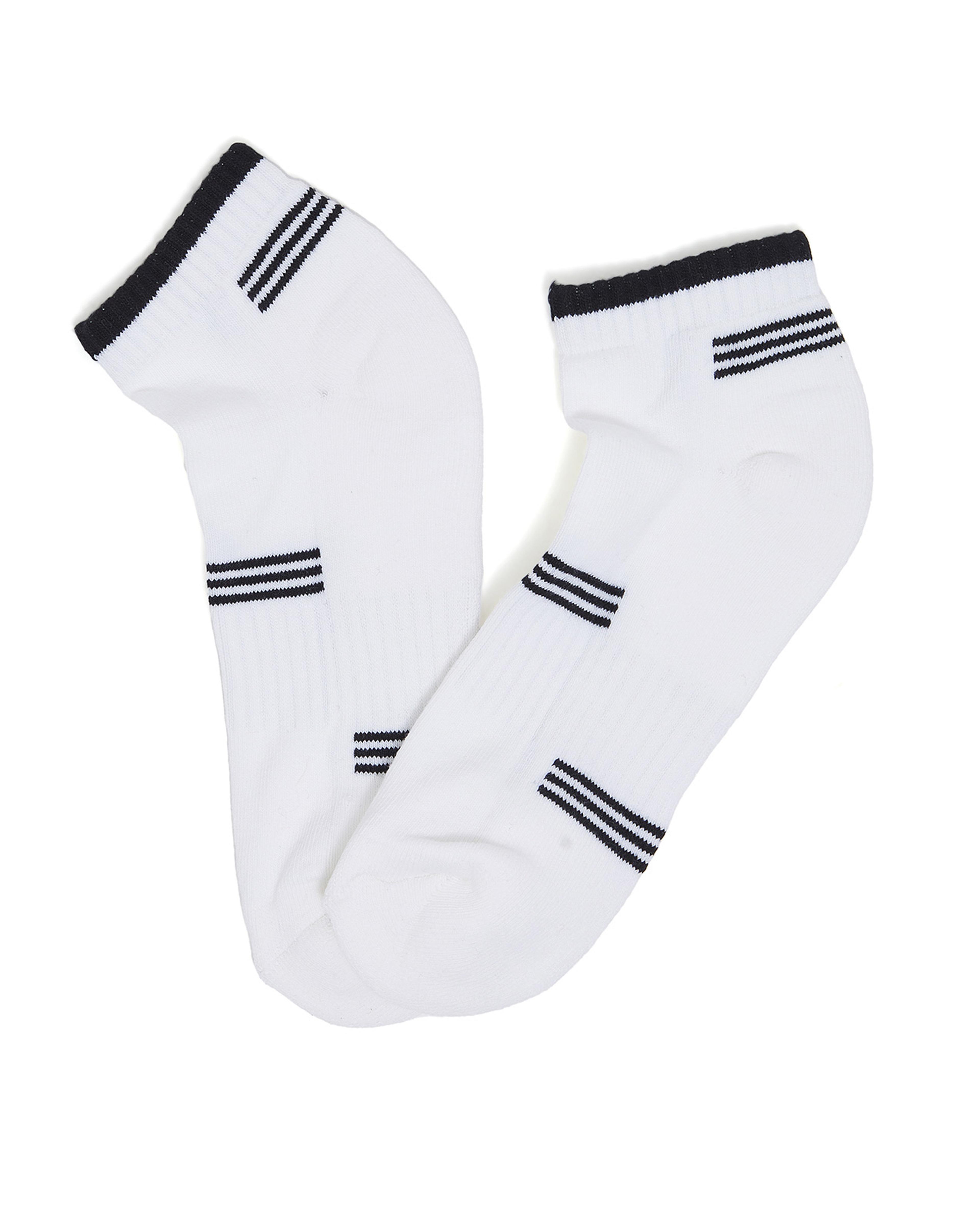 جوارب للكاحل محبوكة - 3 ازواج