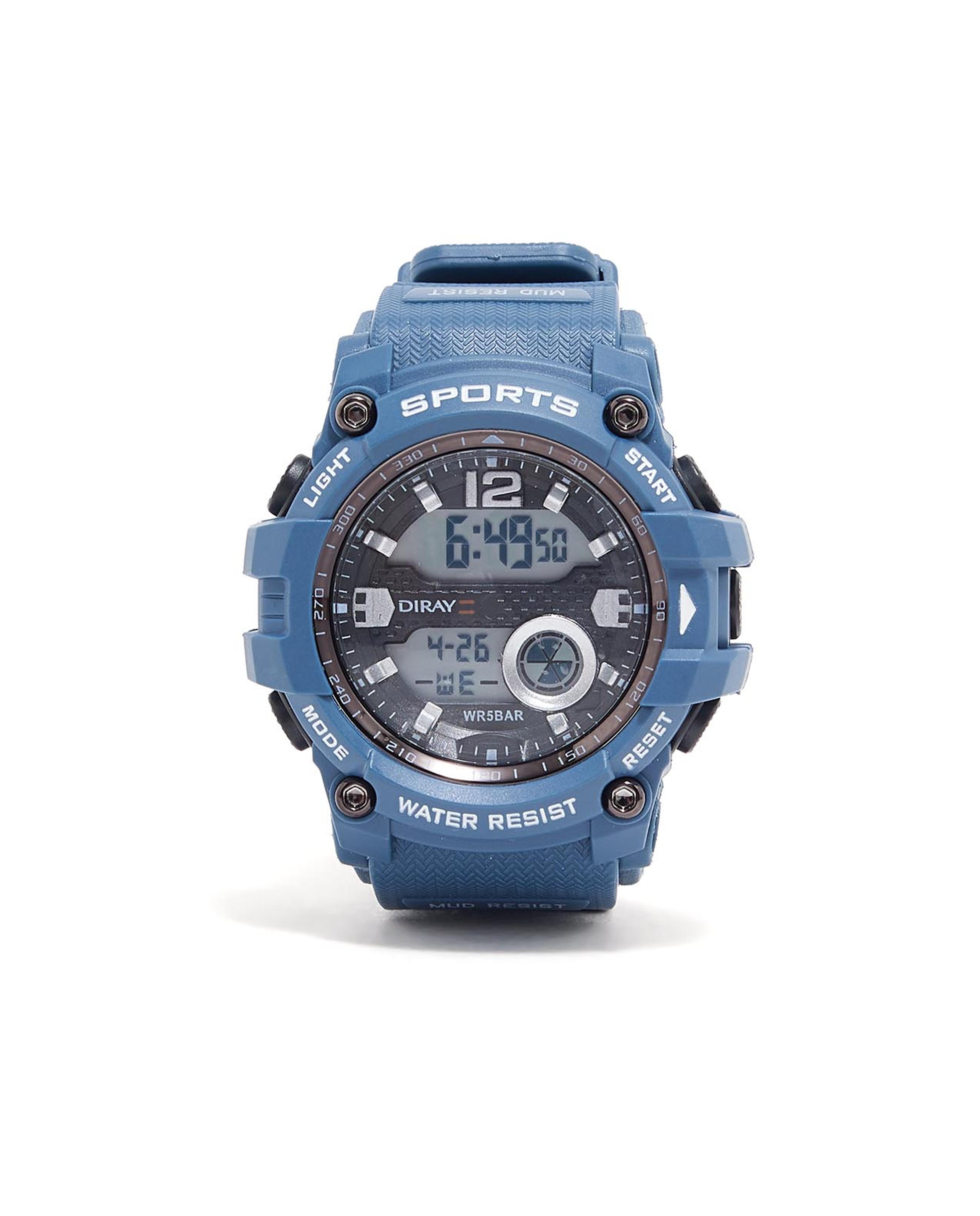 ساعة رقمية دائرية