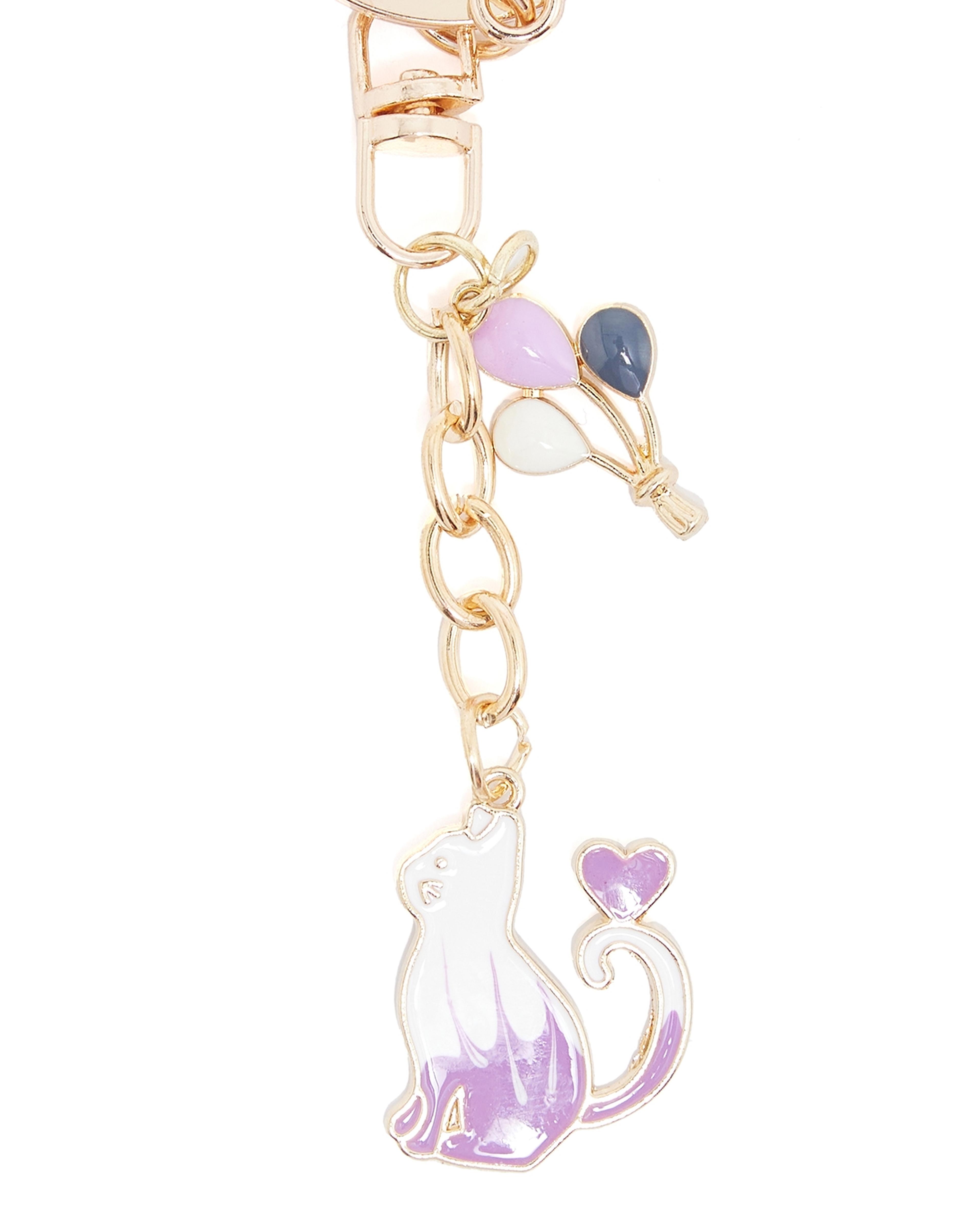 Cat Charm Keychain