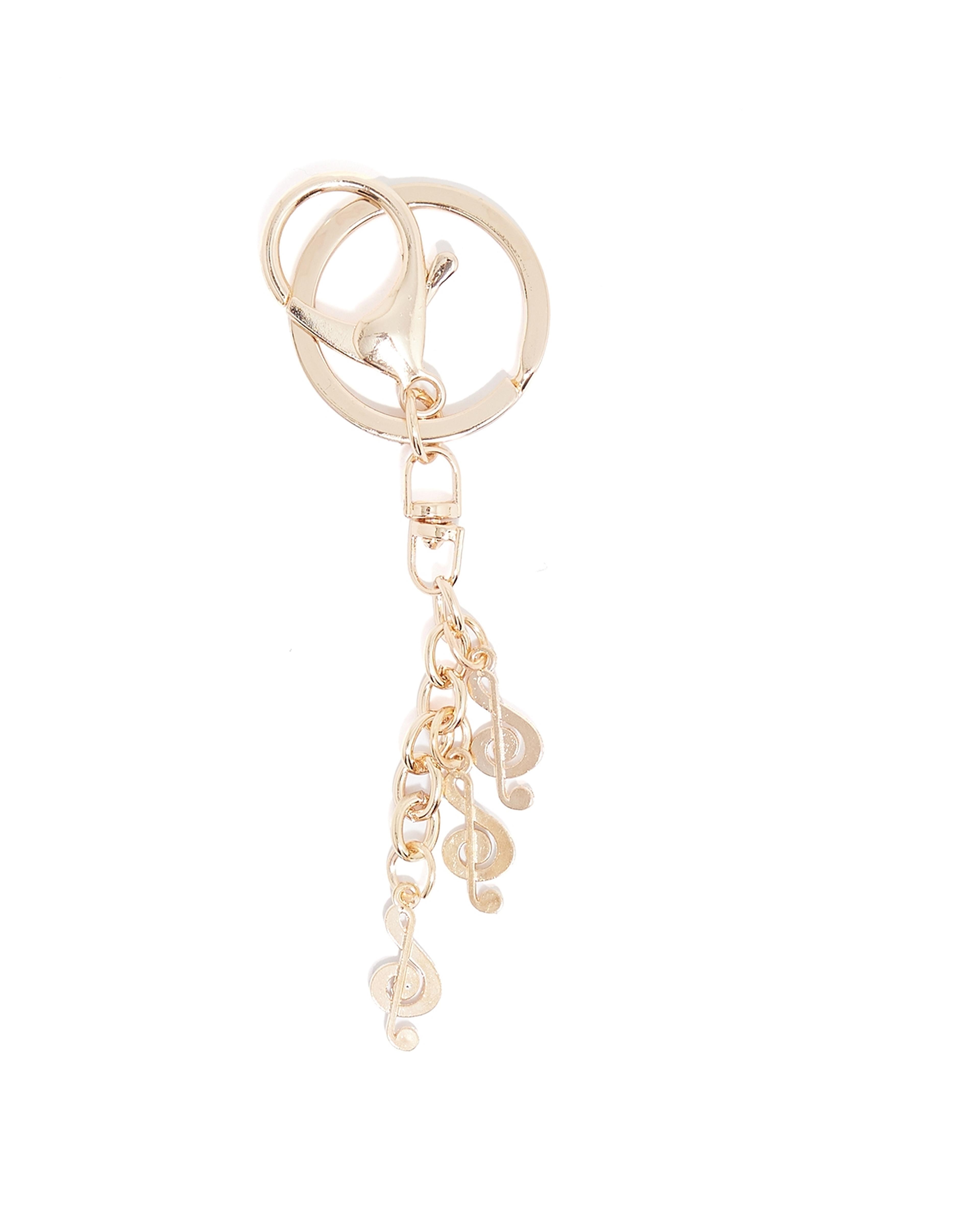 Music Note charm Keychain