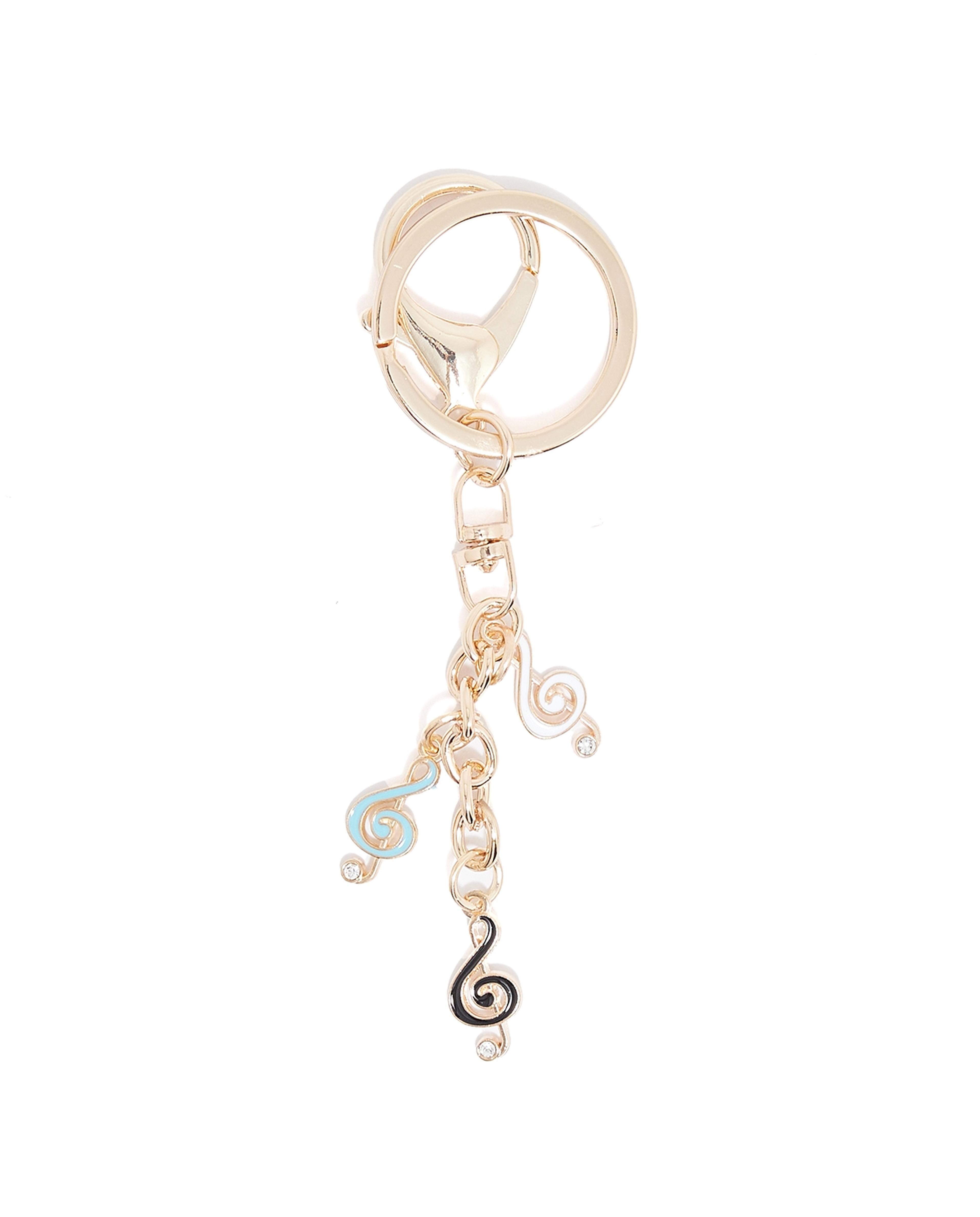 Music Note charm Keychain
