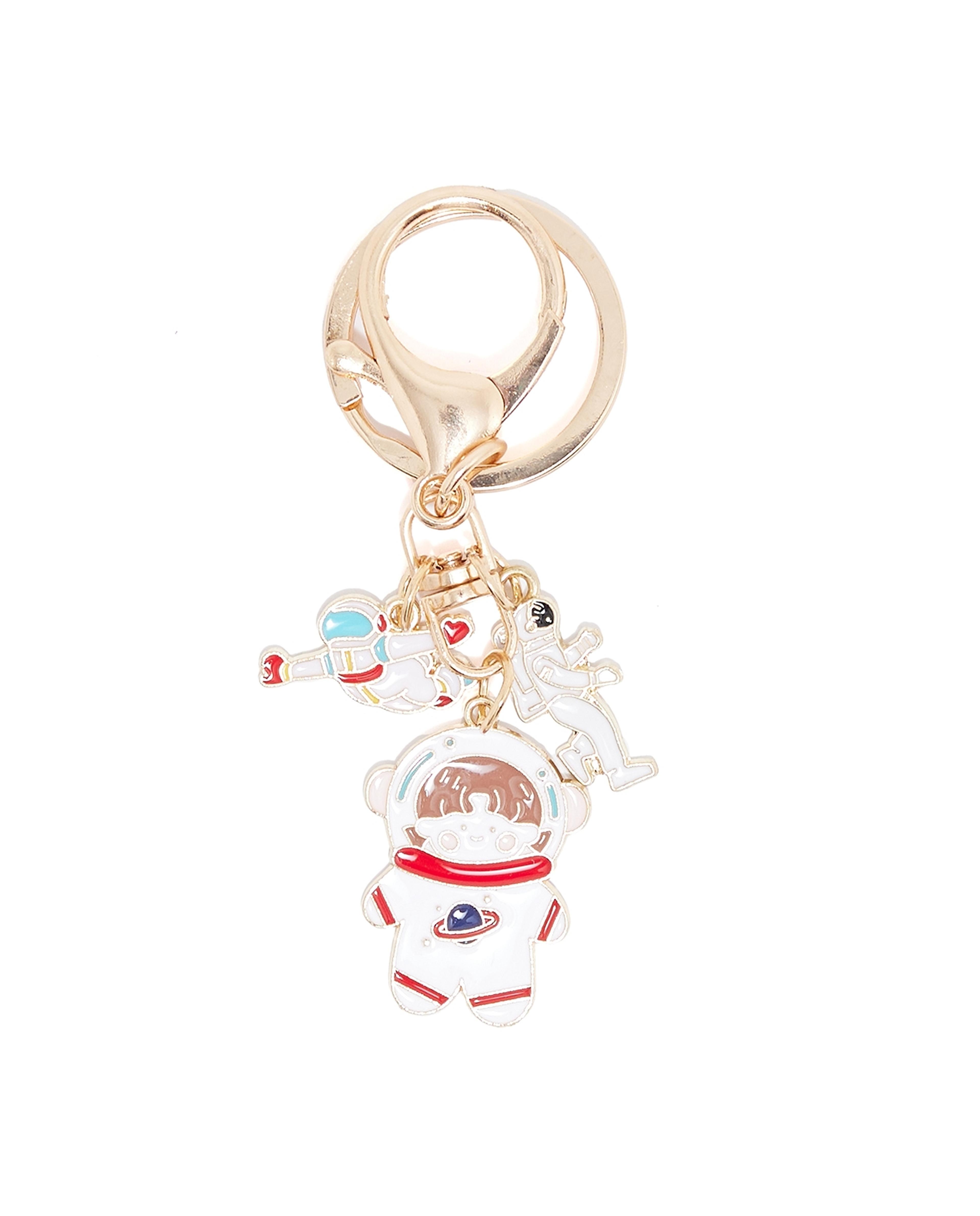 Astronaut Charm Keychain